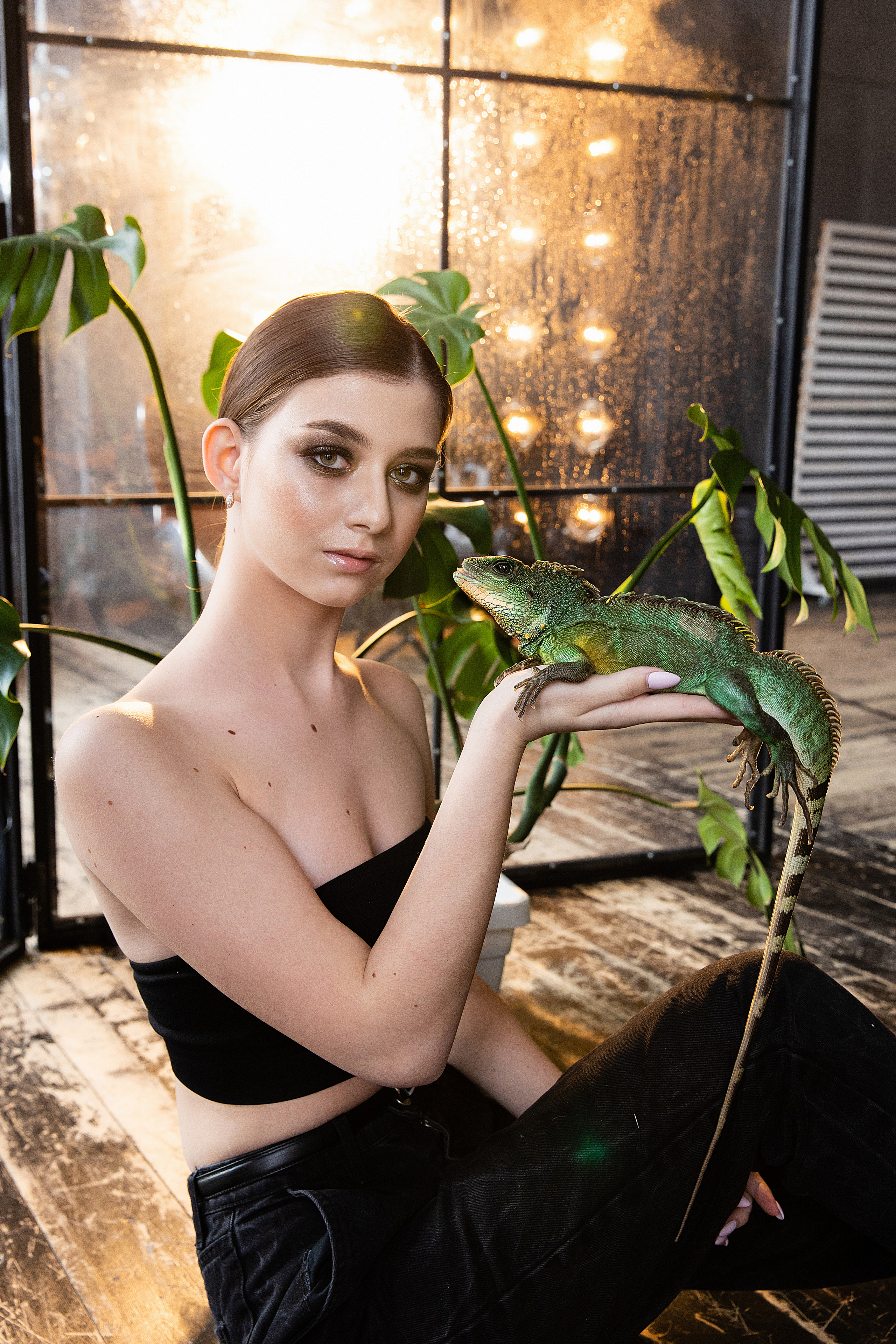 С рептилиями. Свадебный и семейный фотограф у Уфе Евгения Сазонова