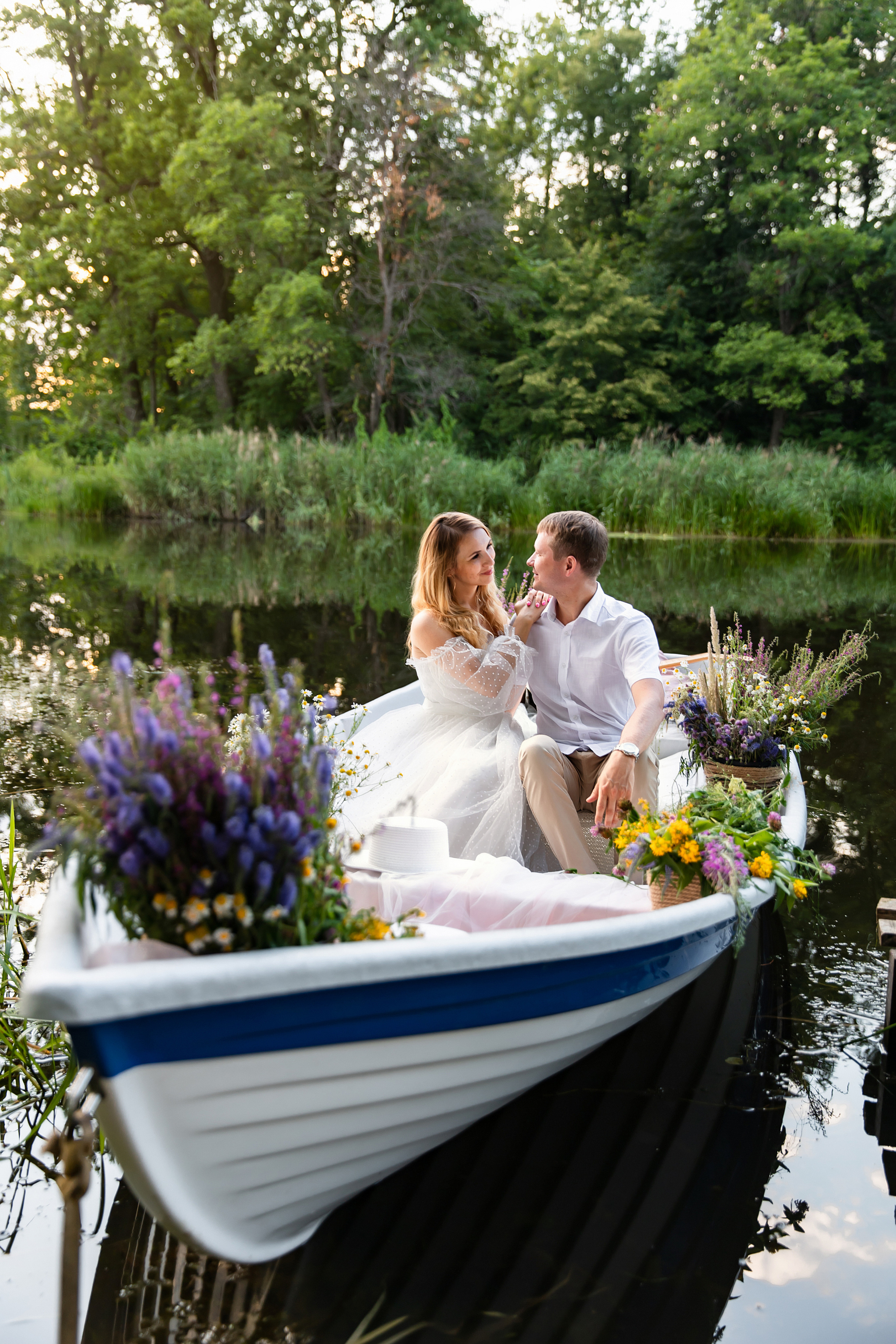Лодка. Свадебный и семейный фотограф у Уфе Евгения Сазонова