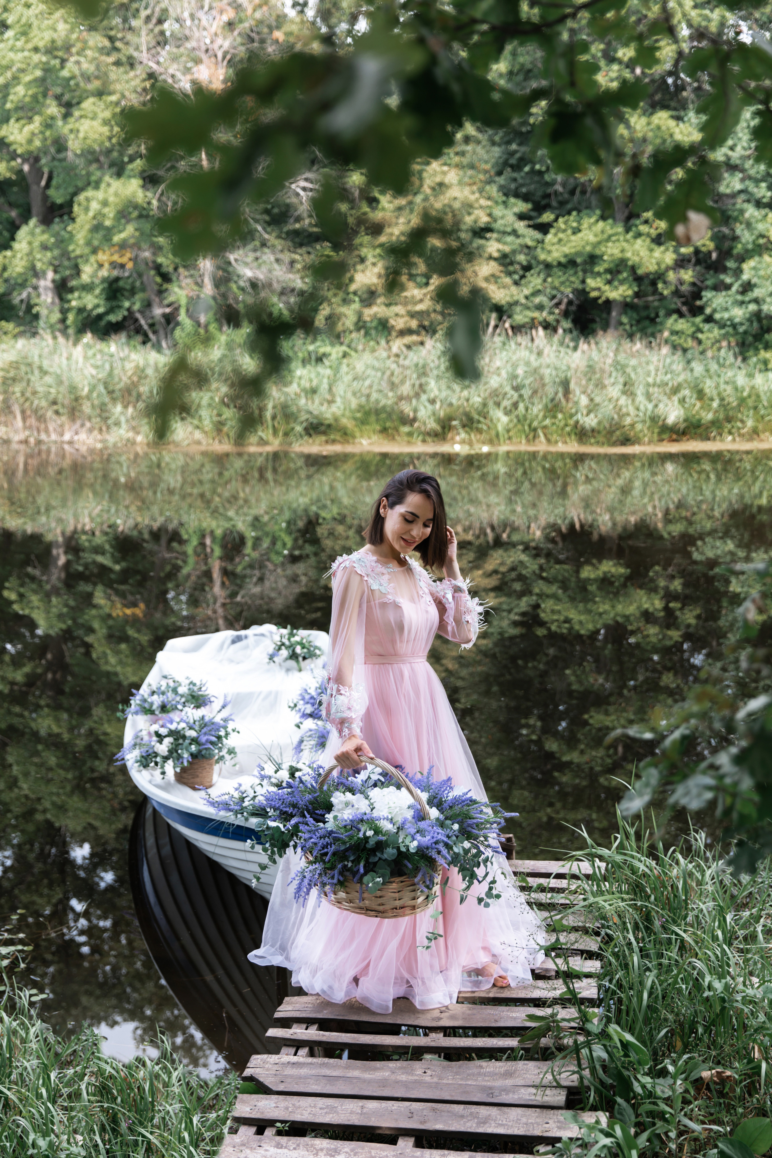 С лодкой. Свадебный и семейный фотограф у Уфе Евгения Сазонова