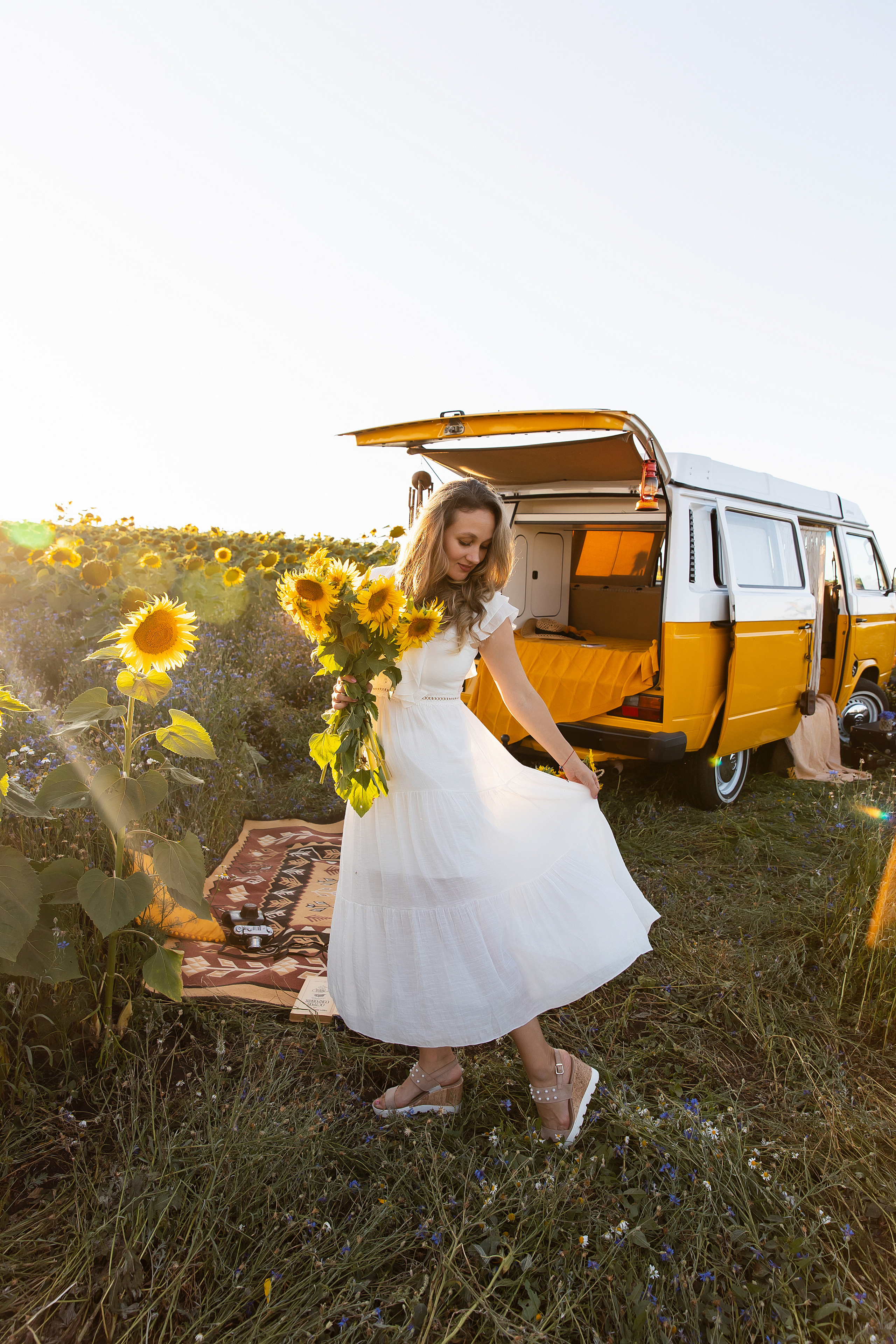 Подсолнухи. Свадебный и семейный фотограф у Уфе Евгения Сазонова