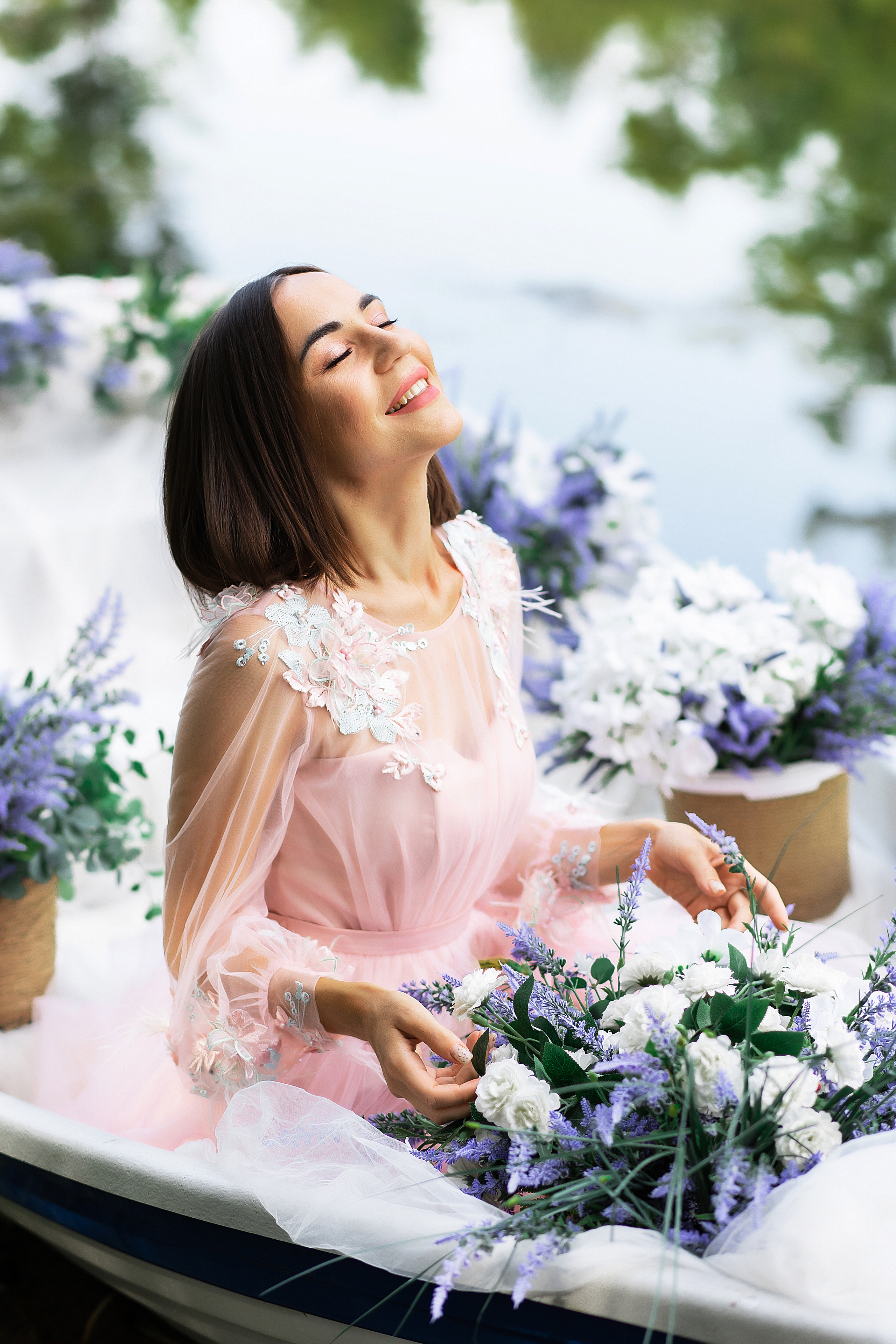 С лодкой. Свадебный и семейный фотограф у Уфе Евгения Сазонова