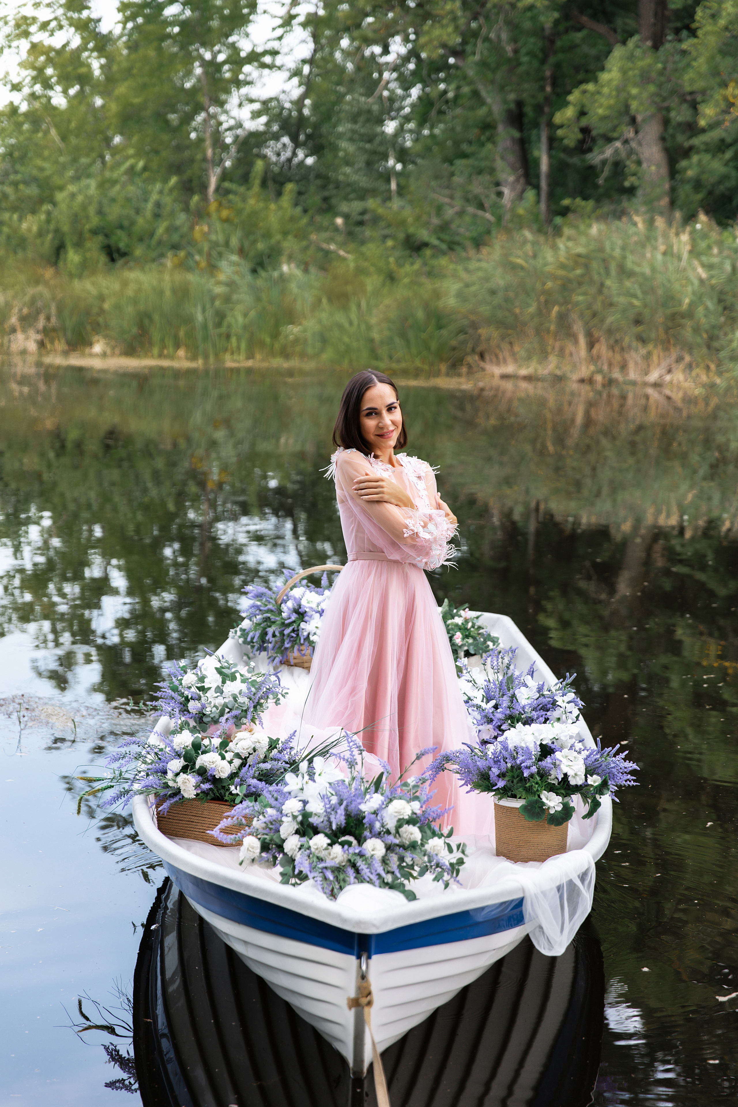 С лодкой. Свадебный и семейный фотограф у Уфе Евгения Сазонова