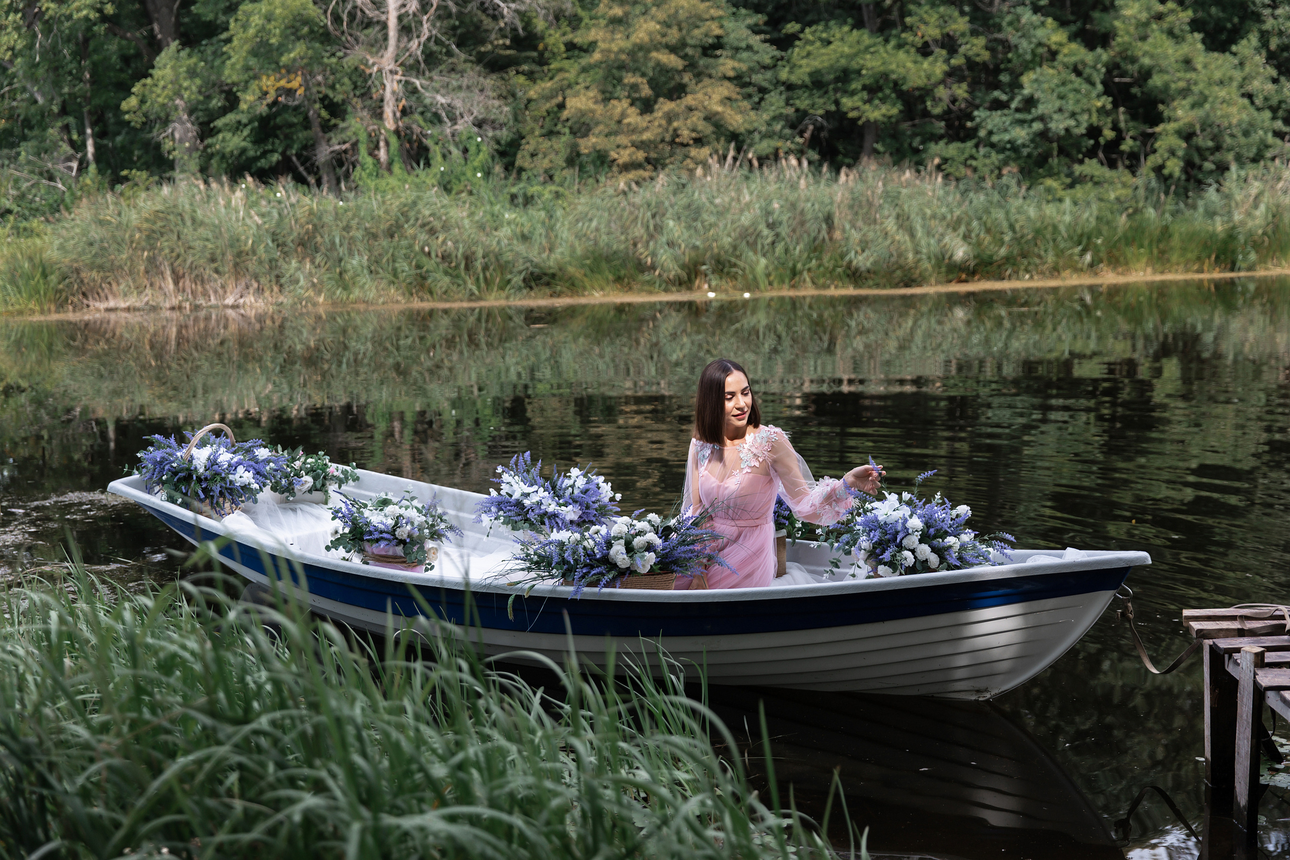 С лодкой. Свадебный и семейный фотограф у Уфе Евгения Сазонова