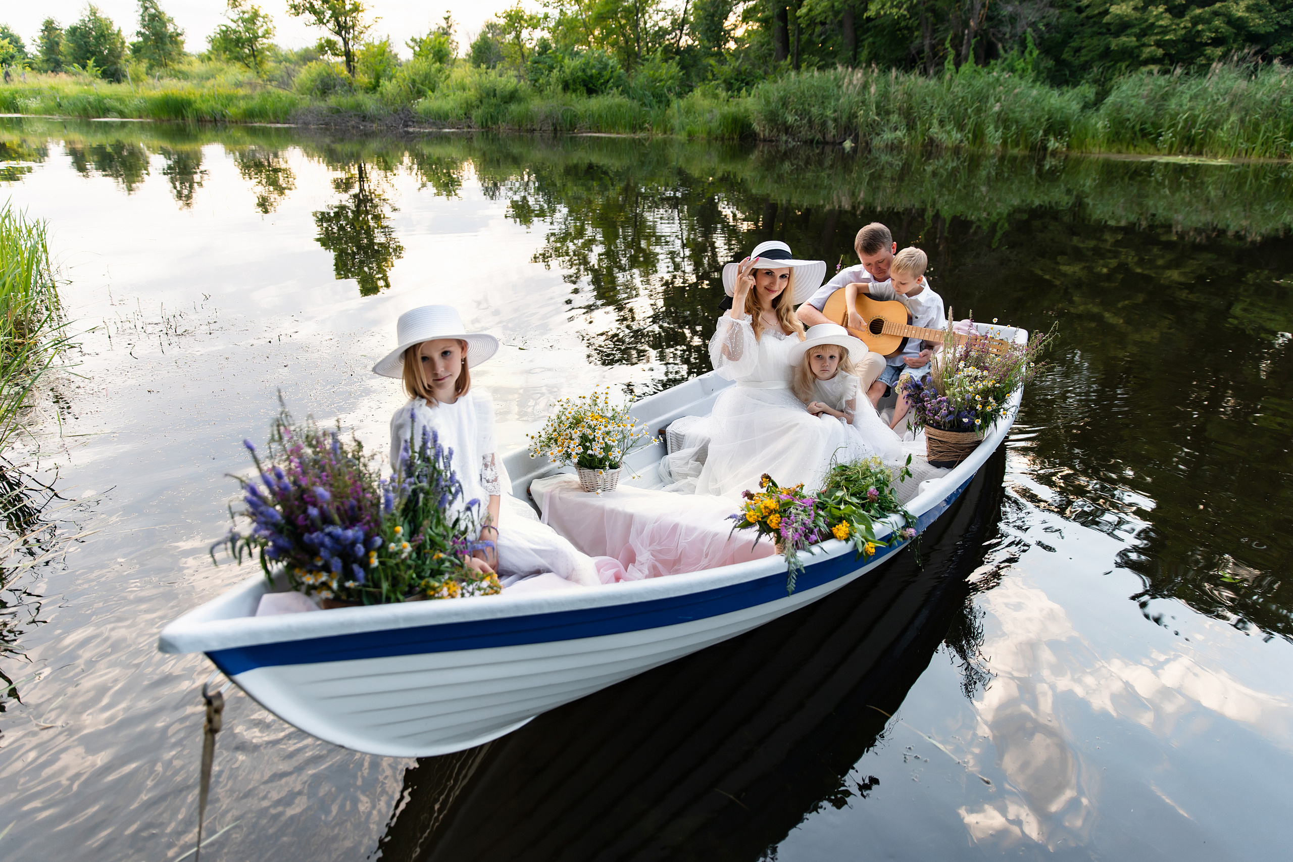 Лодка. Свадебный и семейный фотограф у Уфе Евгения Сазонова