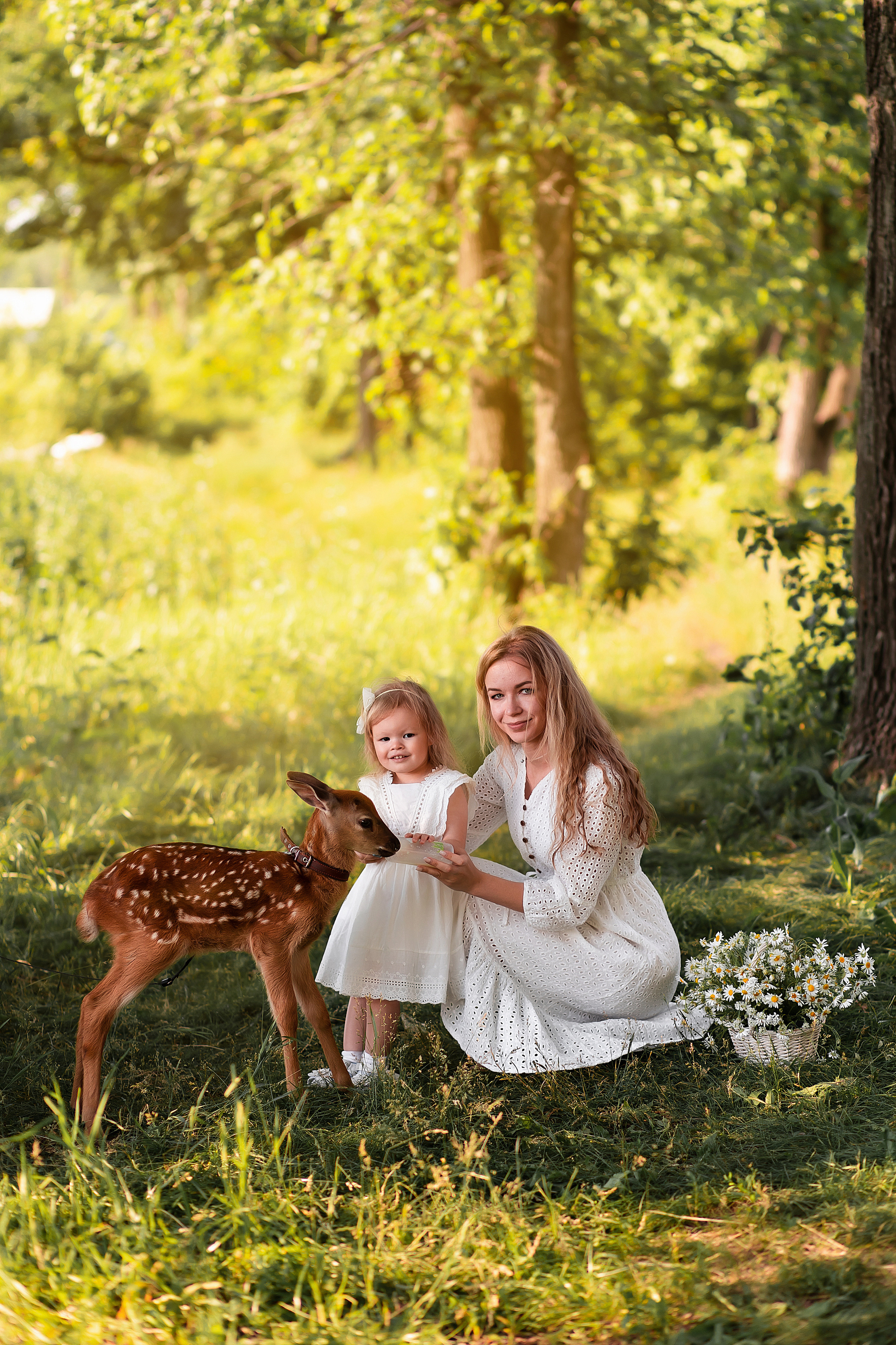 С олененком. Свадебный и семейный фотограф у Уфе Евгения Сазонова