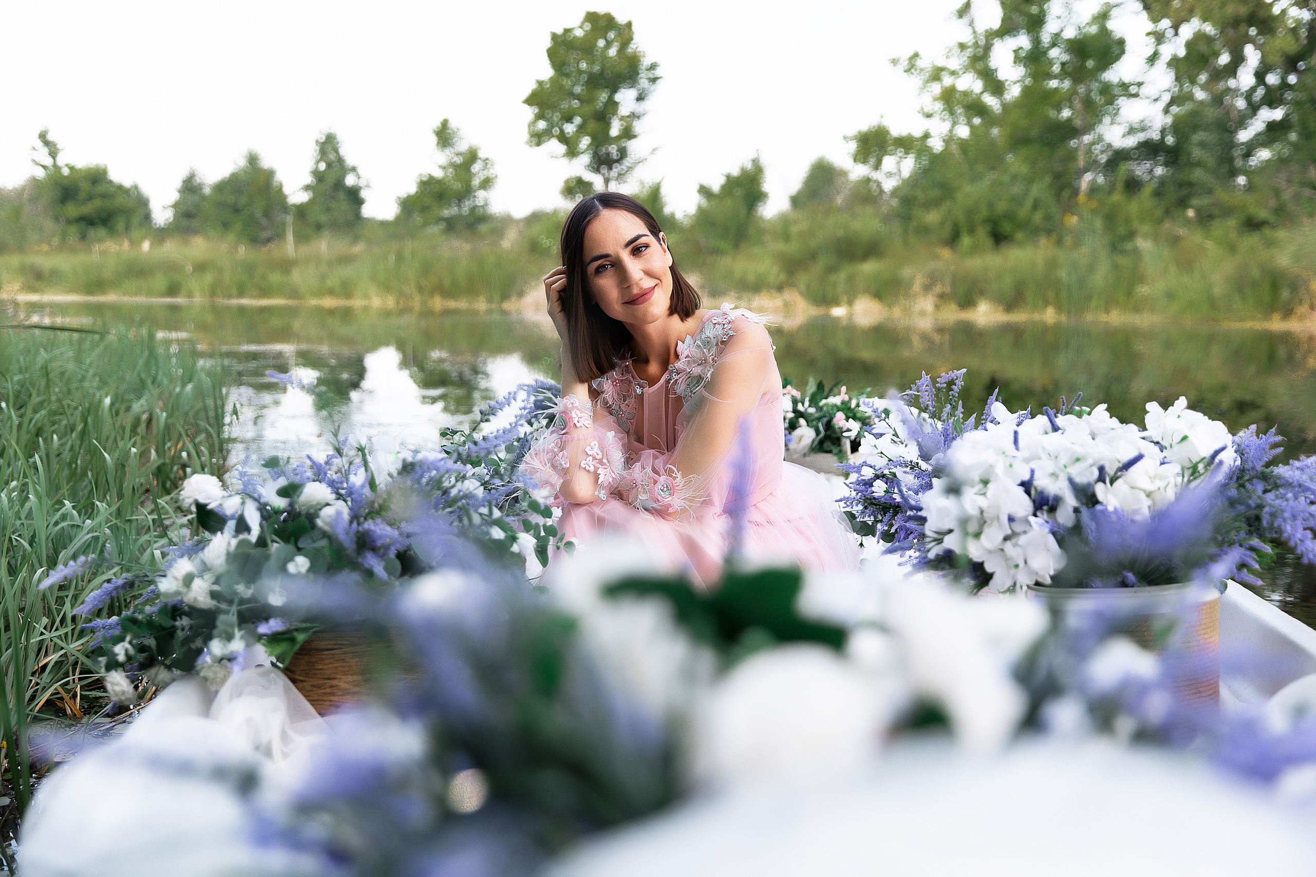 С лодкой. Свадебный и семейный фотограф у Уфе Евгения Сазонова