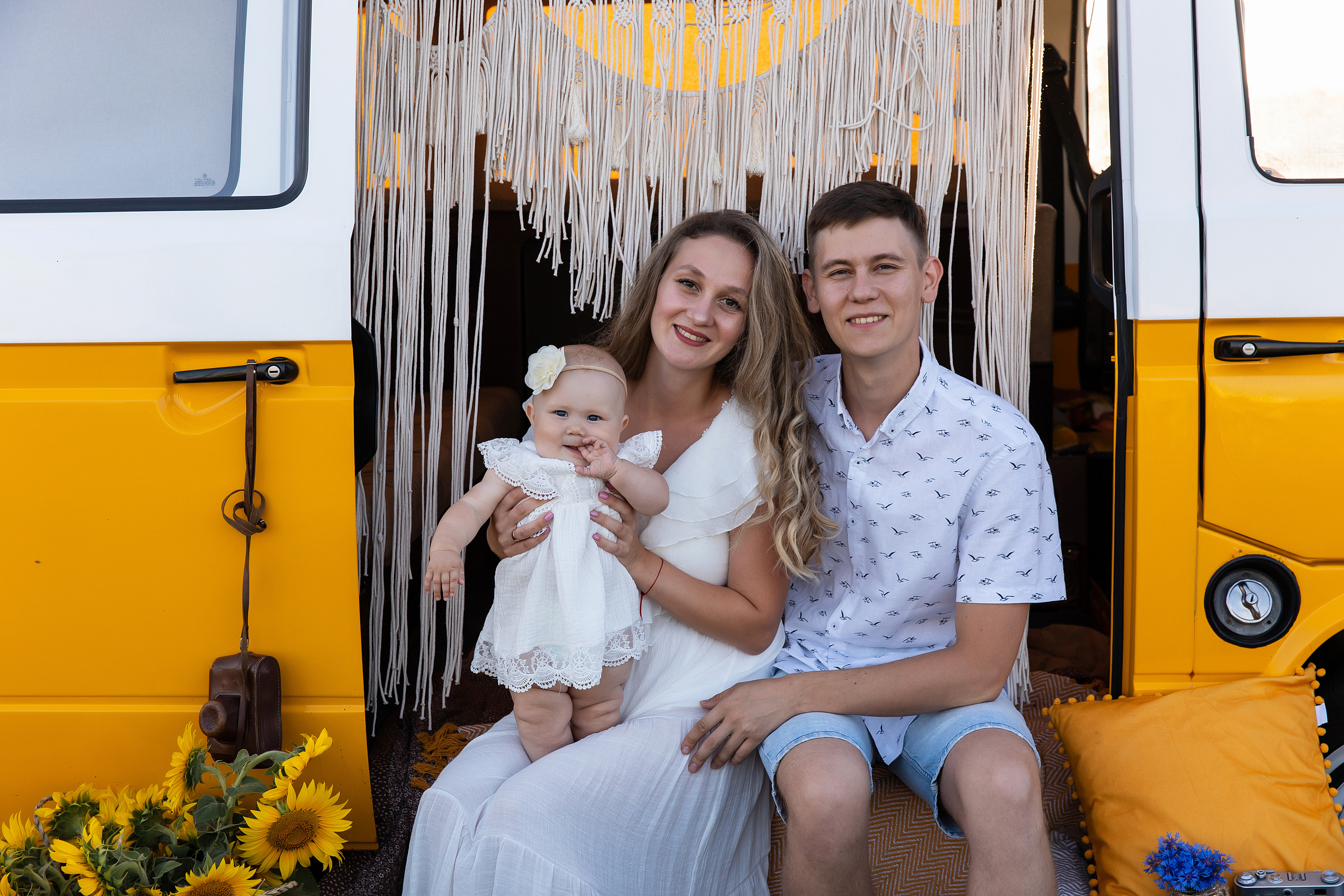 Подсолнухи. Свадебный и семейный фотограф у Уфе Евгения Сазонова