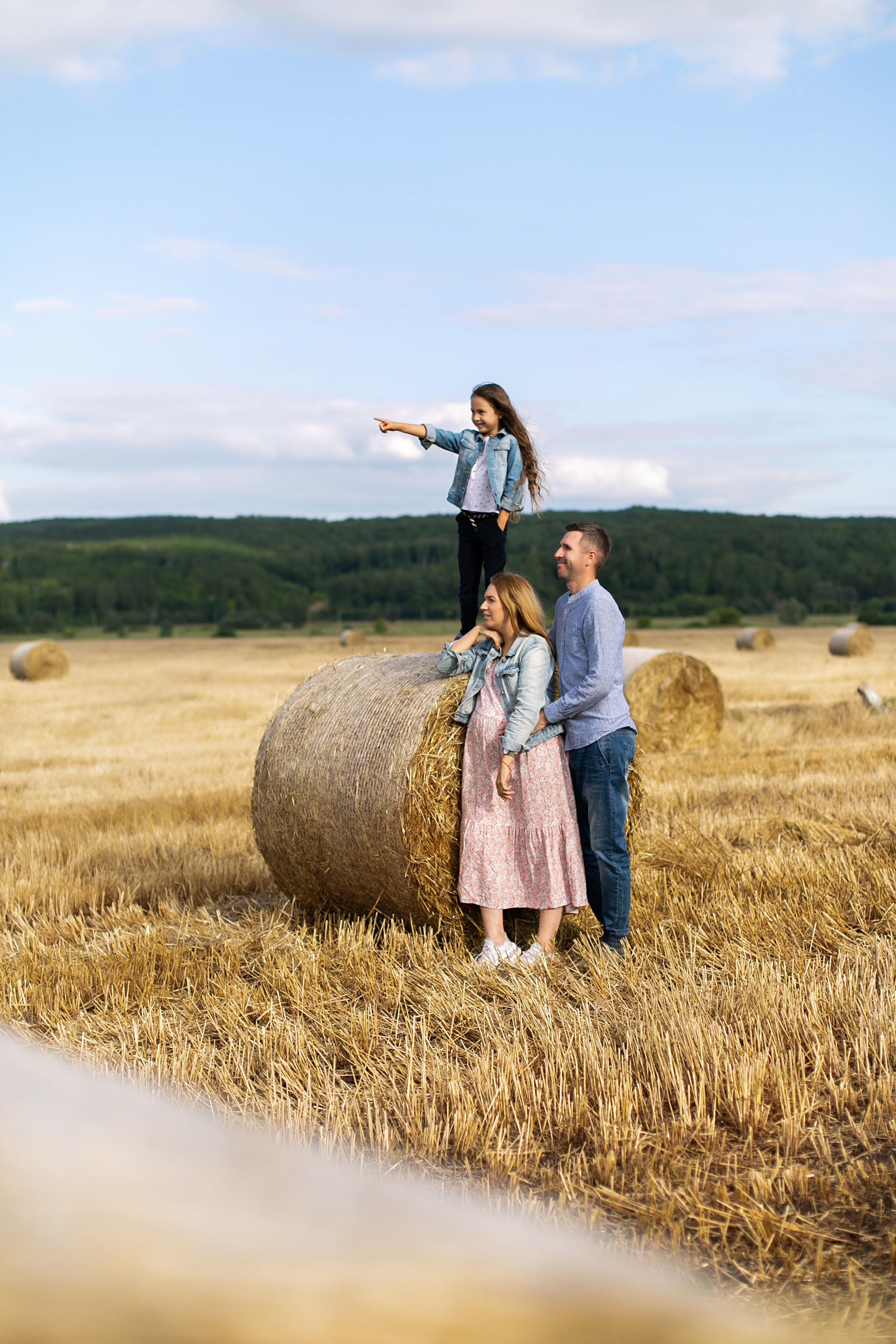 В поле. Свадебный и семейный фотограф у Уфе Евгения Сазонова