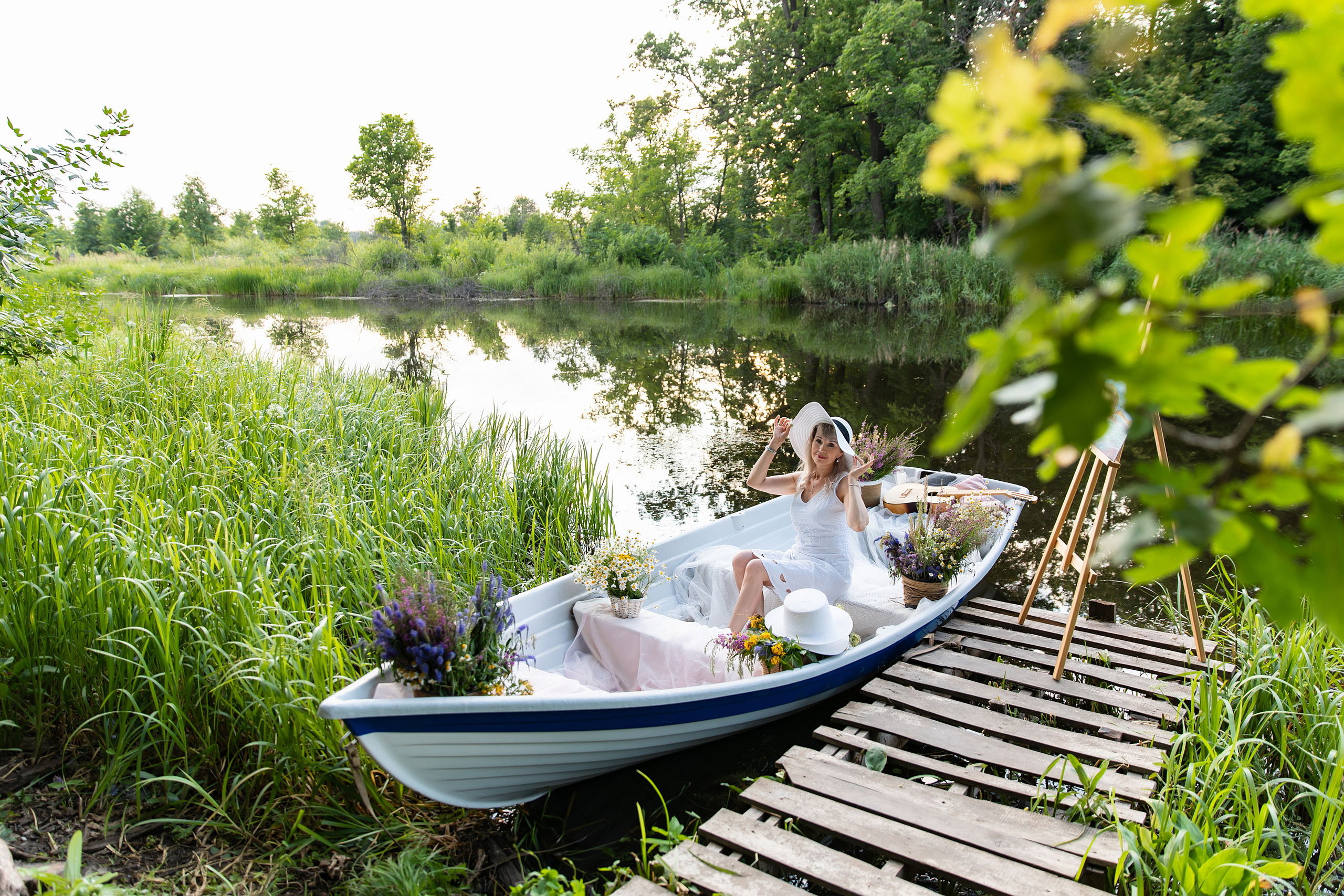 Лодка. Свадебный и семейный фотограф у Уфе Евгения Сазонова