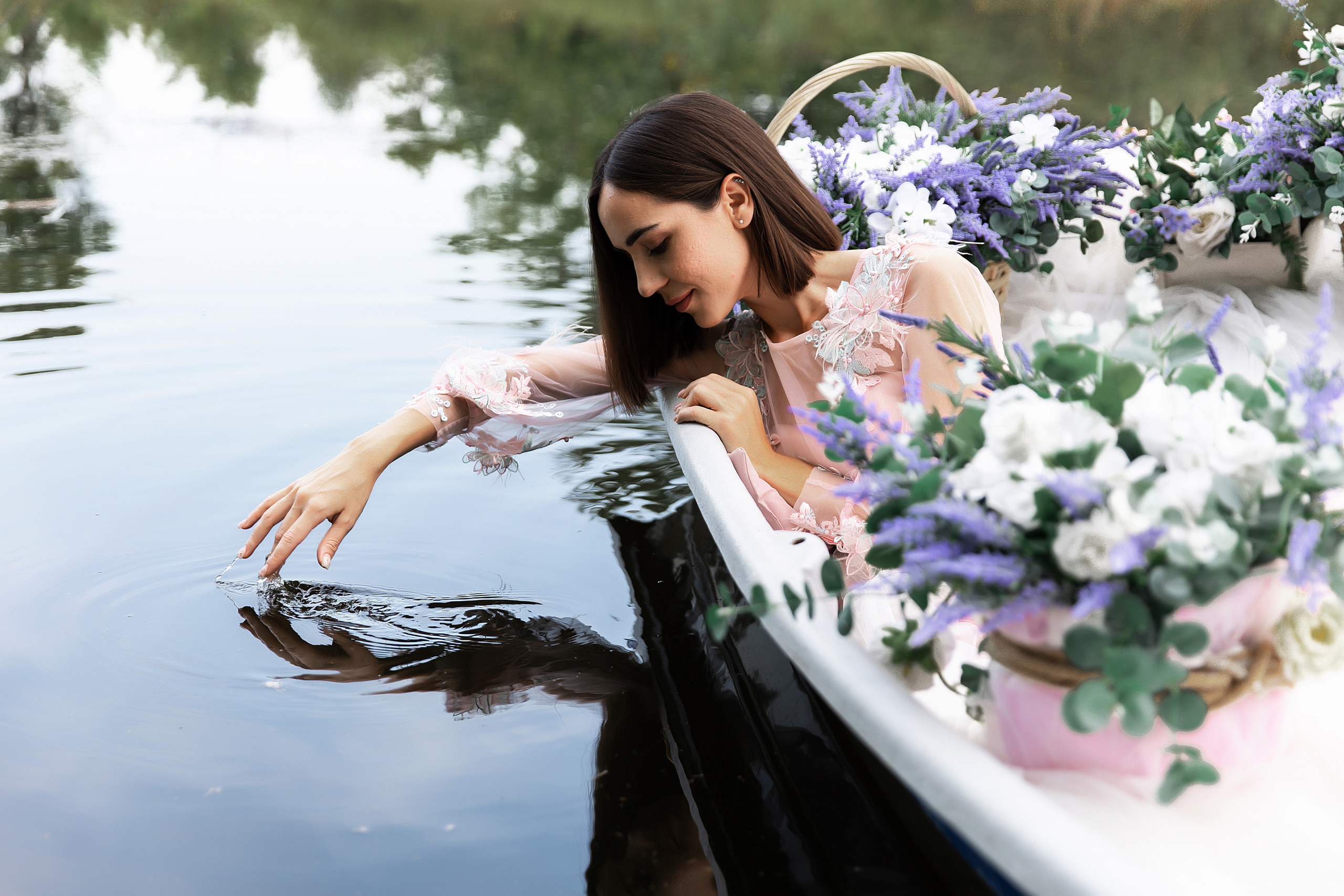 С лодкой. Свадебный и семейный фотограф у Уфе Евгения Сазонова