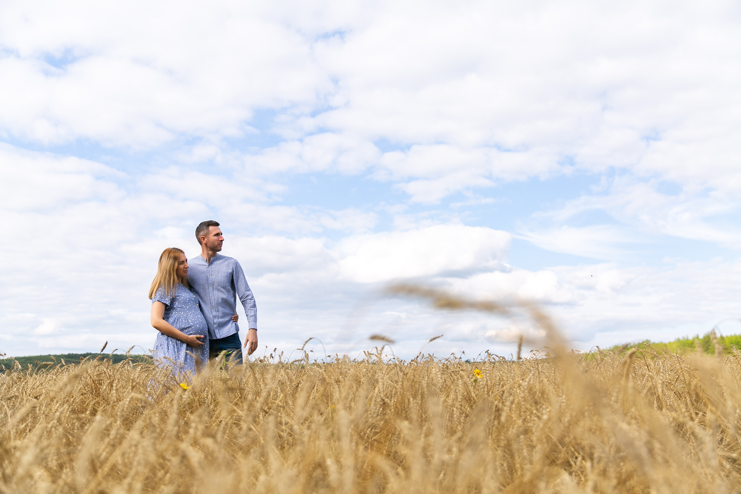 В поле. Свадебный и семейный фотограф у Уфе Евгения Сазонова