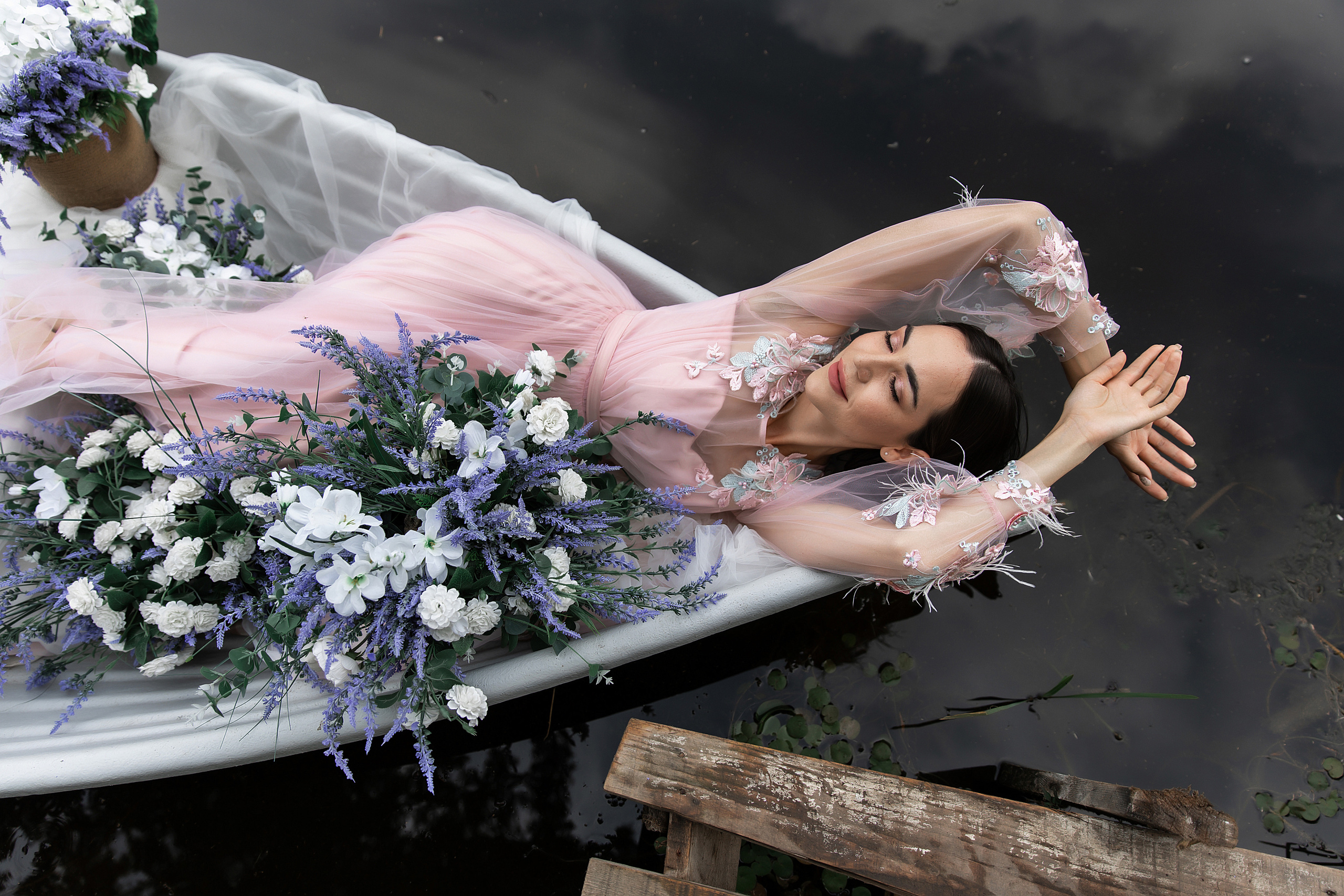 С лодкой. Свадебный и семейный фотограф у Уфе Евгения Сазонова