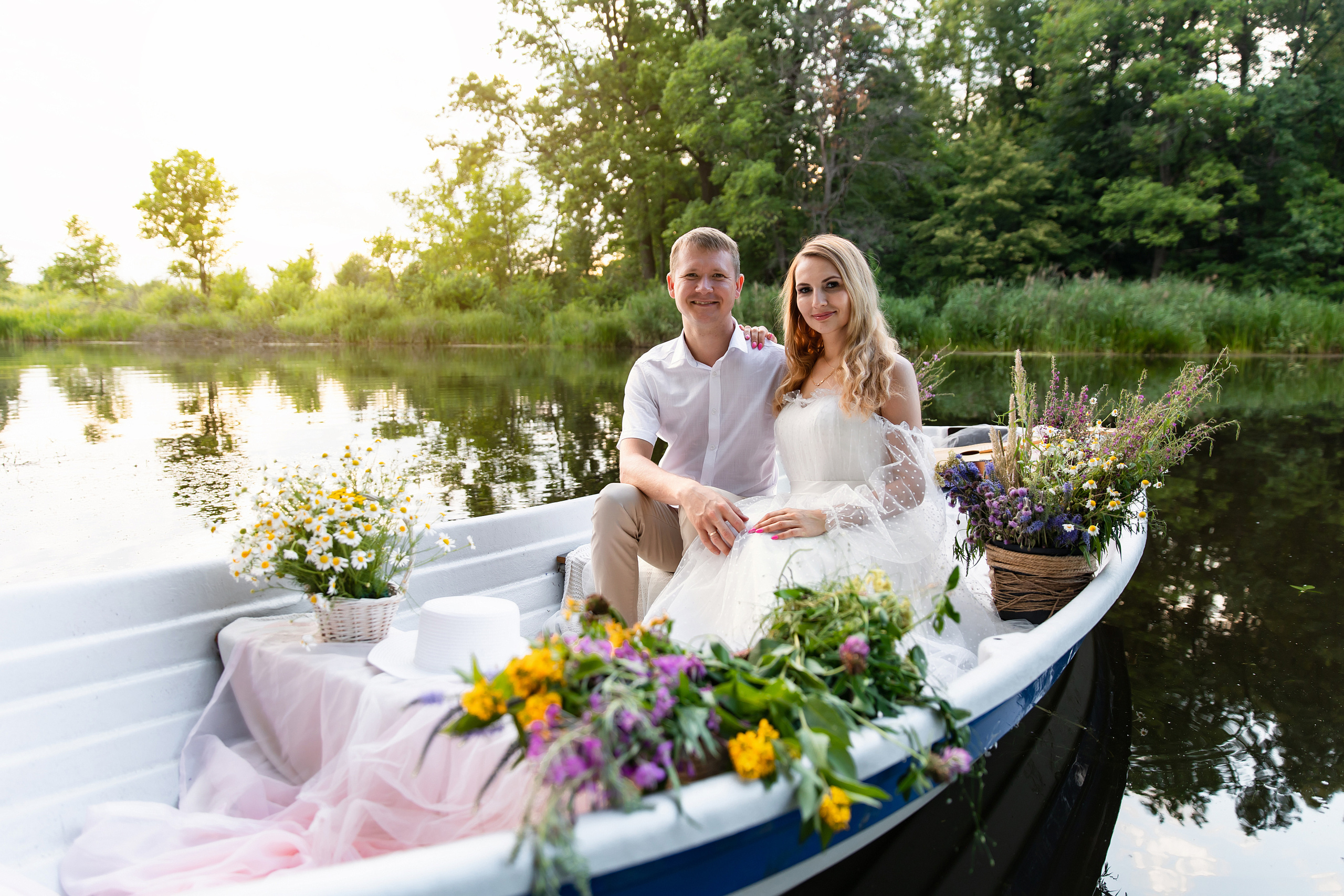 Лодка. Свадебный и семейный фотограф у Уфе Евгения Сазонова