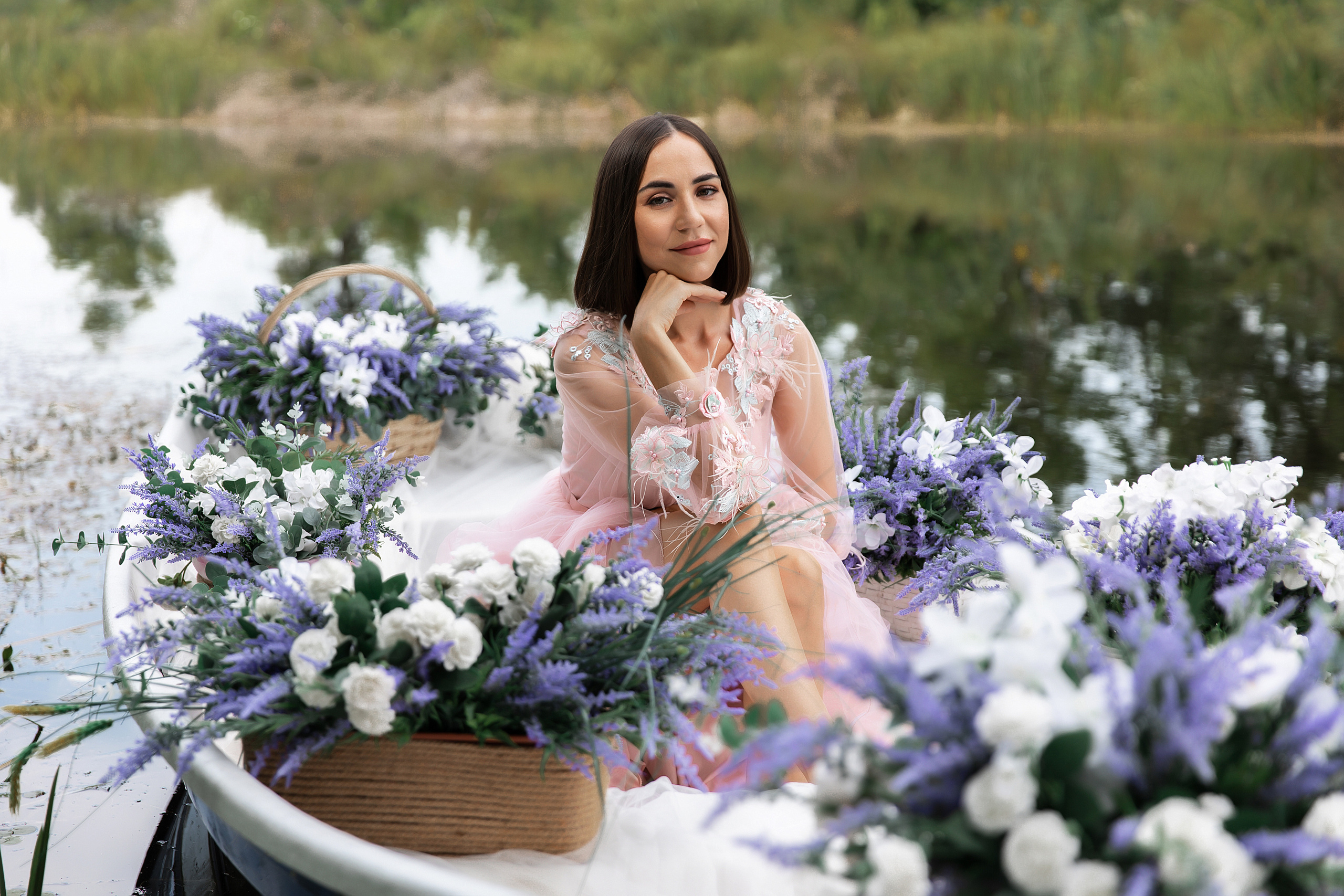 С лодкой. Свадебный и семейный фотограф у Уфе Евгения Сазонова