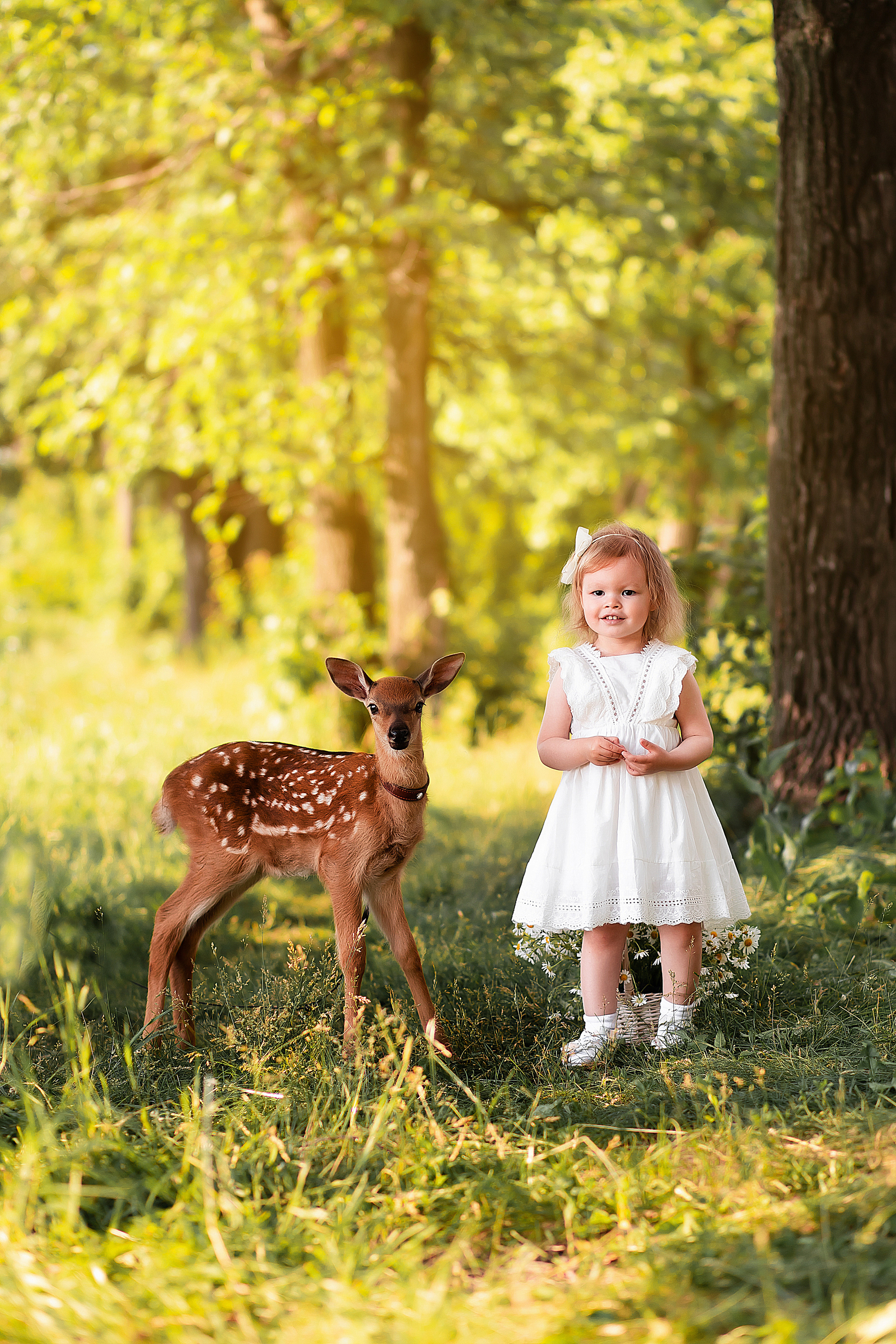 С олененком. Свадебный и семейный фотограф у Уфе Евгения Сазонова