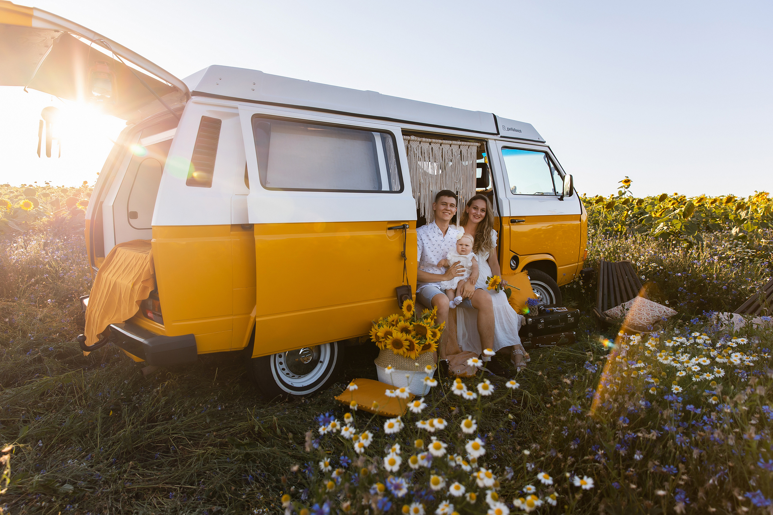 Подсолнухи. Свадебный и семейный фотограф у Уфе Евгения Сазонова