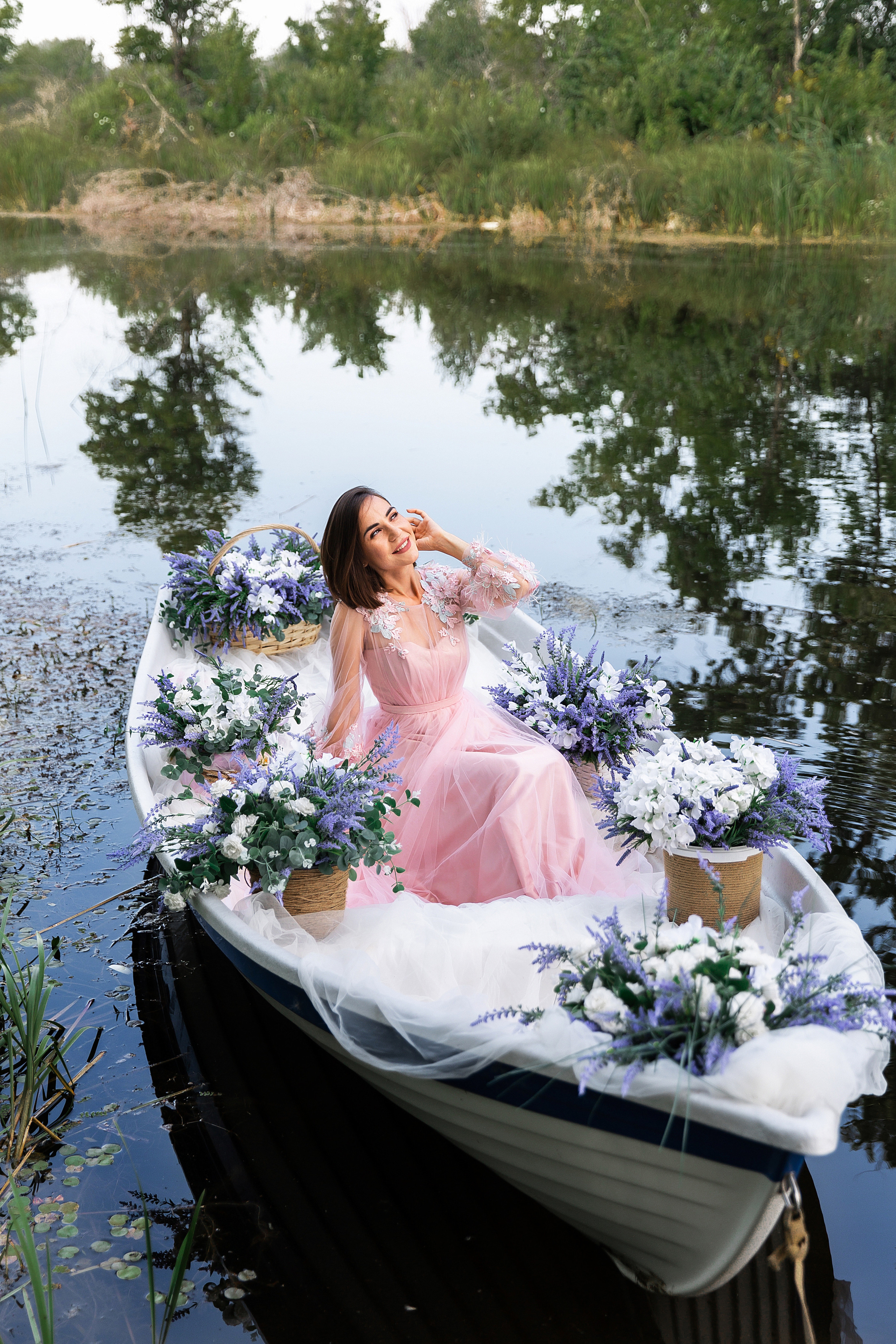 С лодкой. Свадебный и семейный фотограф у Уфе Евгения Сазонова