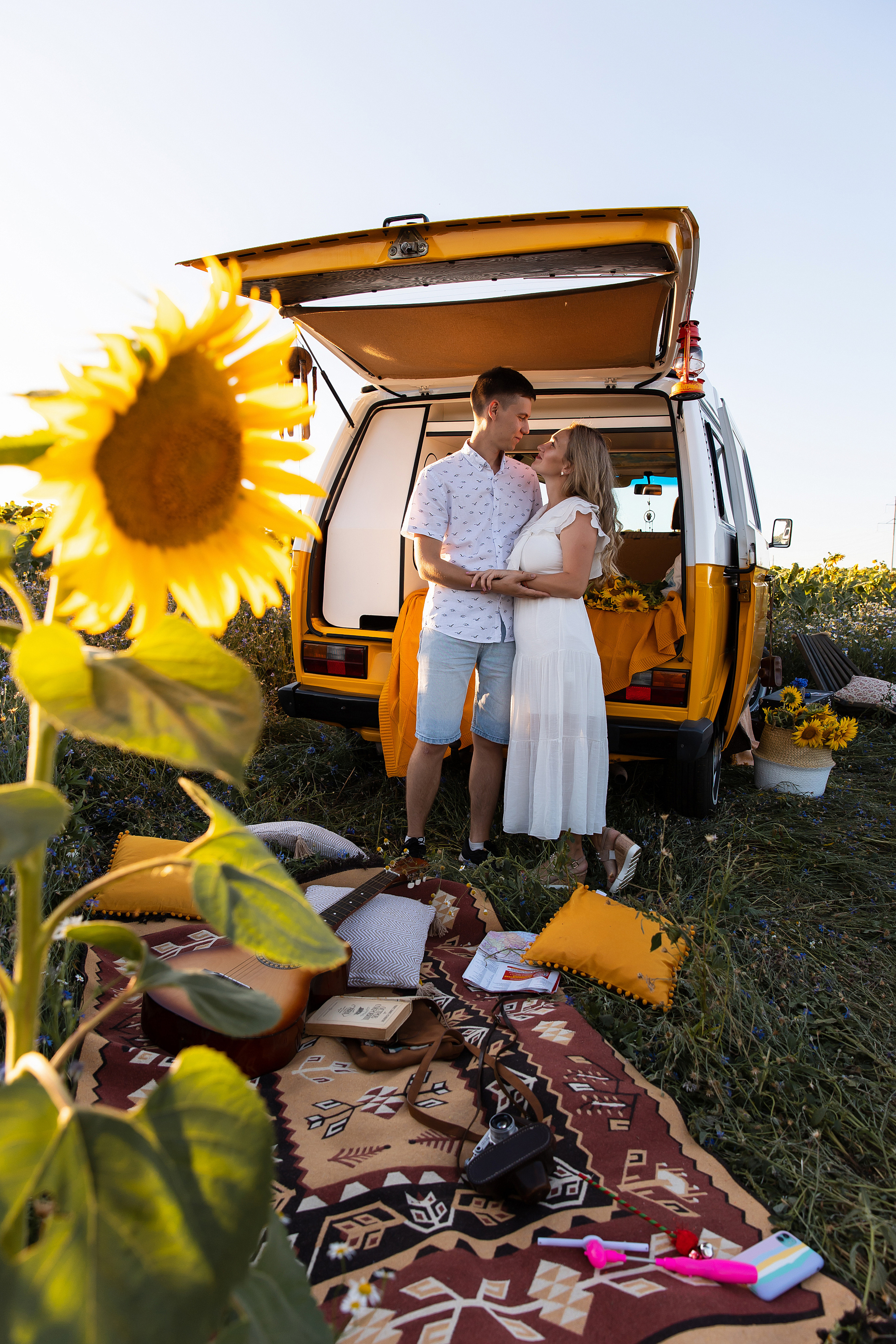 Подсолнухи. Свадебный и семейный фотограф у Уфе Евгения Сазонова