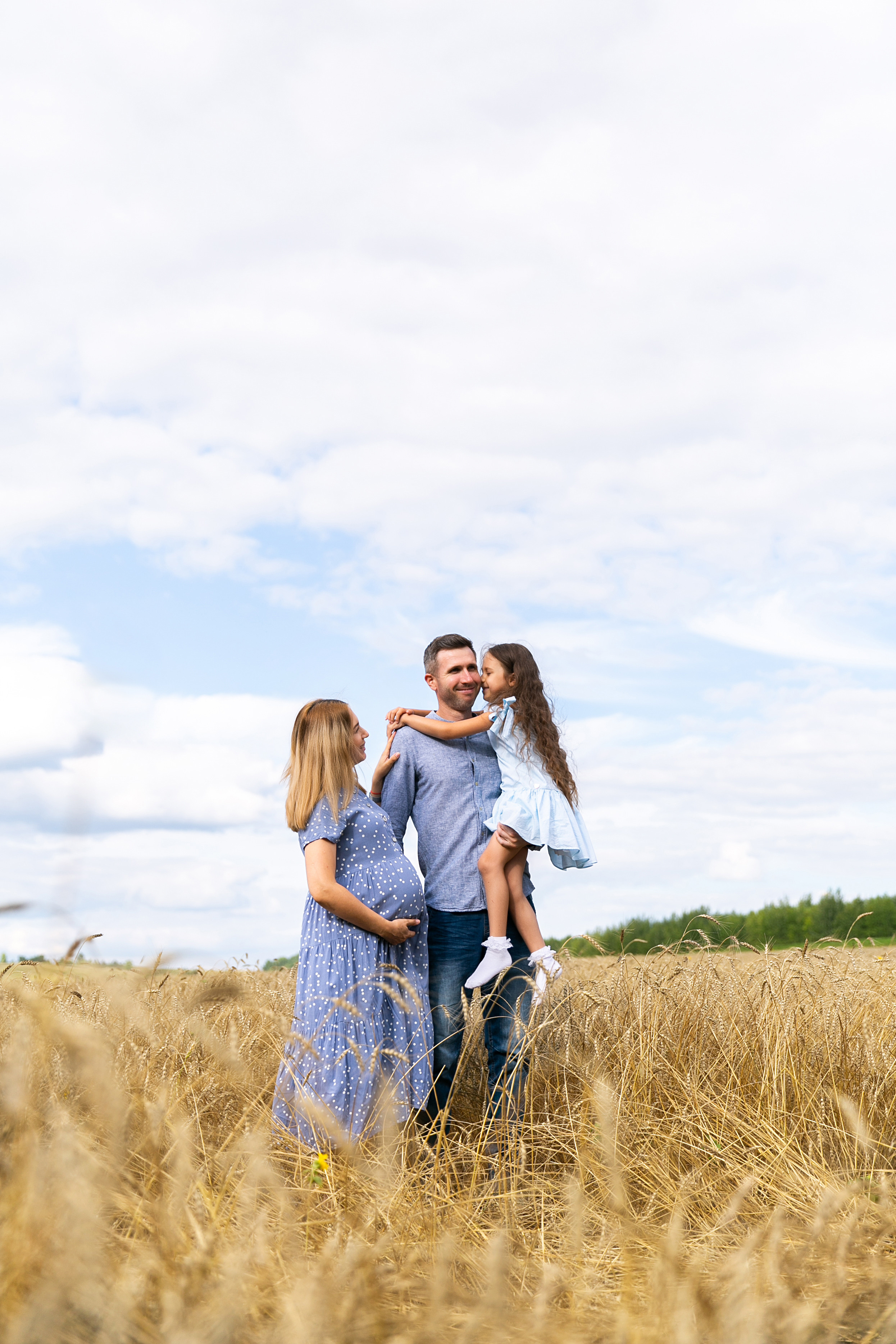 В поле. Свадебный и семейный фотограф у Уфе Евгения Сазонова