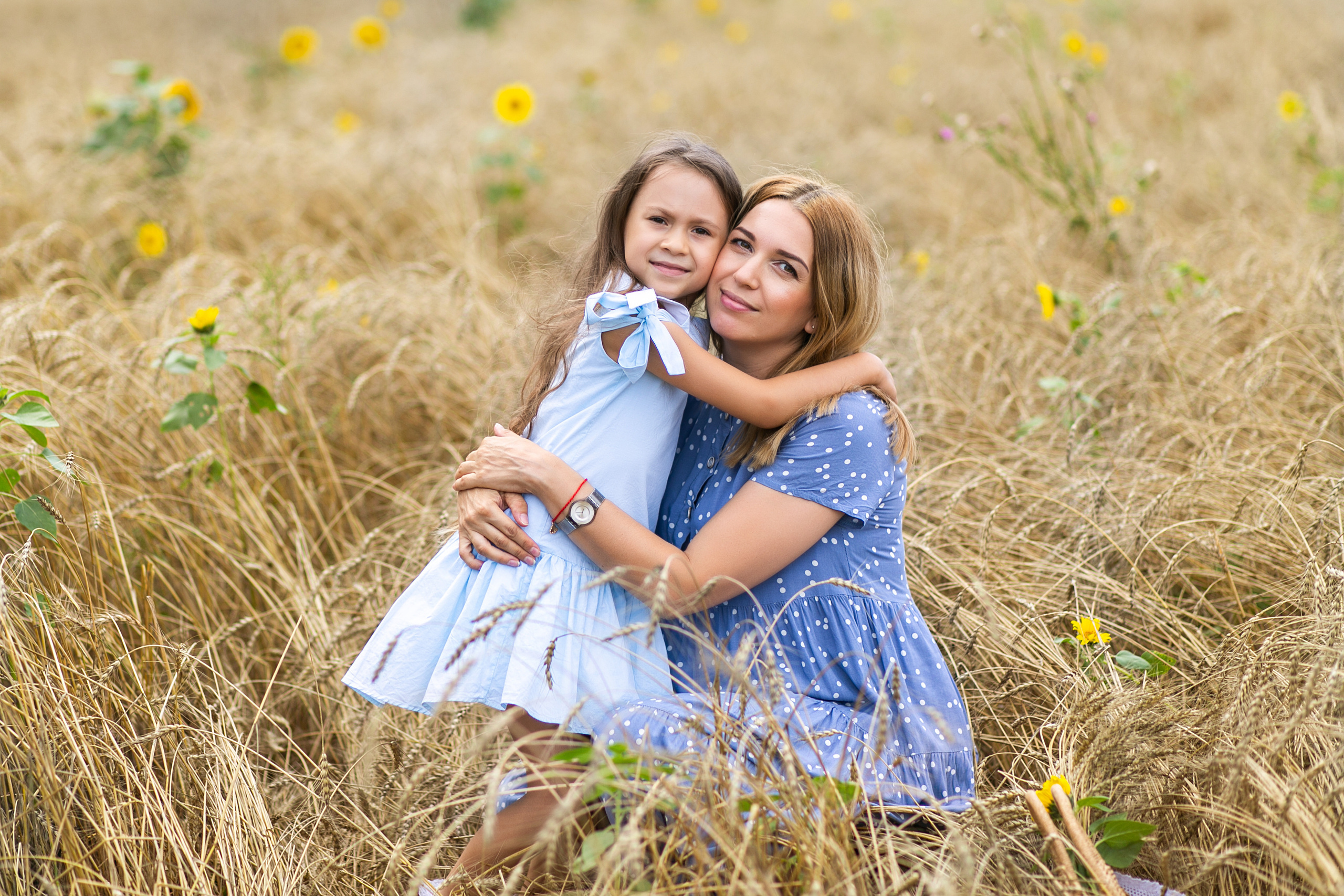 В поле. Свадебный и семейный фотограф у Уфе Евгения Сазонова