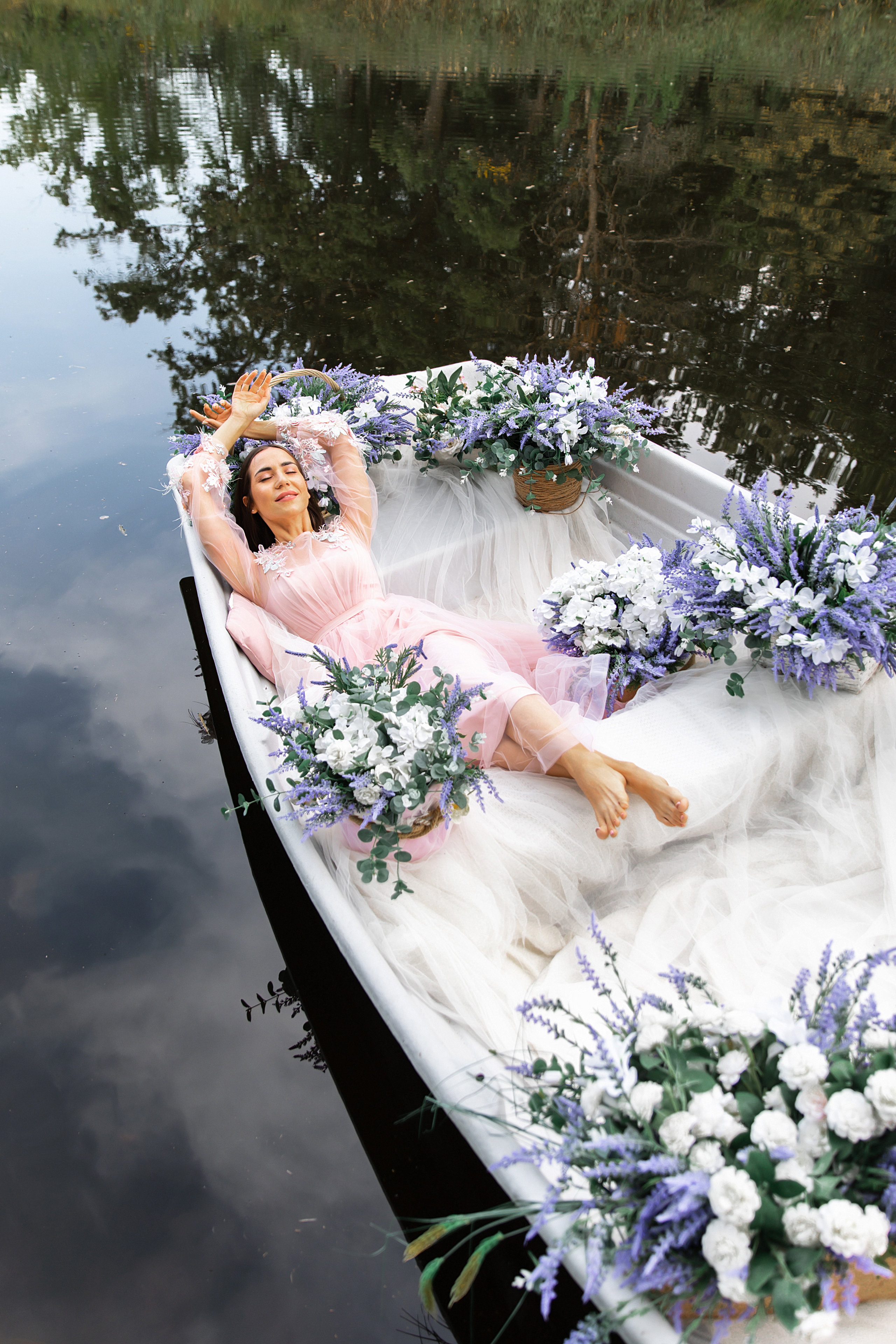 С лодкой. Свадебный и семейный фотограф у Уфе Евгения Сазонова
