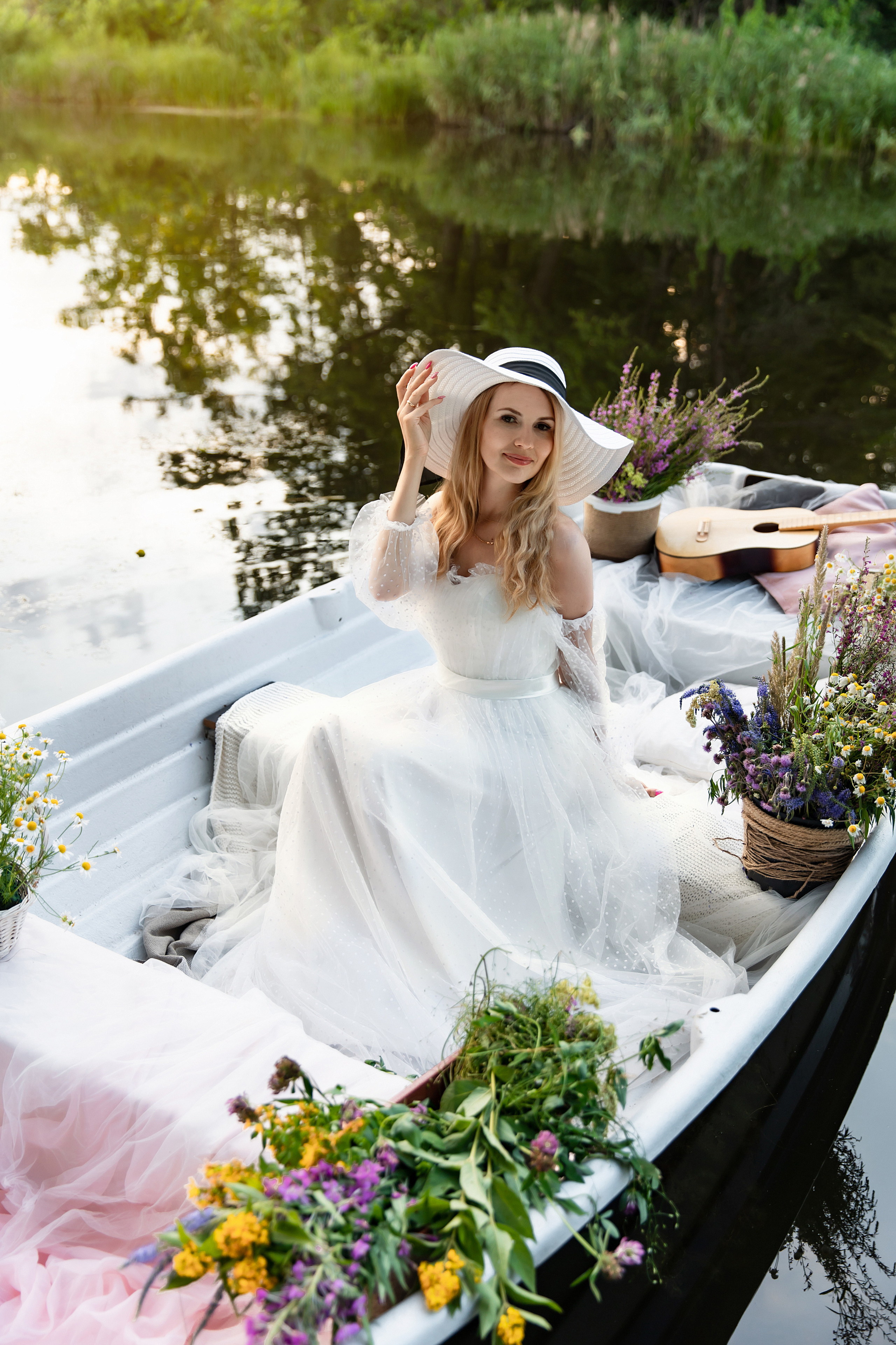 Лодка. Свадебный и семейный фотограф у Уфе Евгения Сазонова