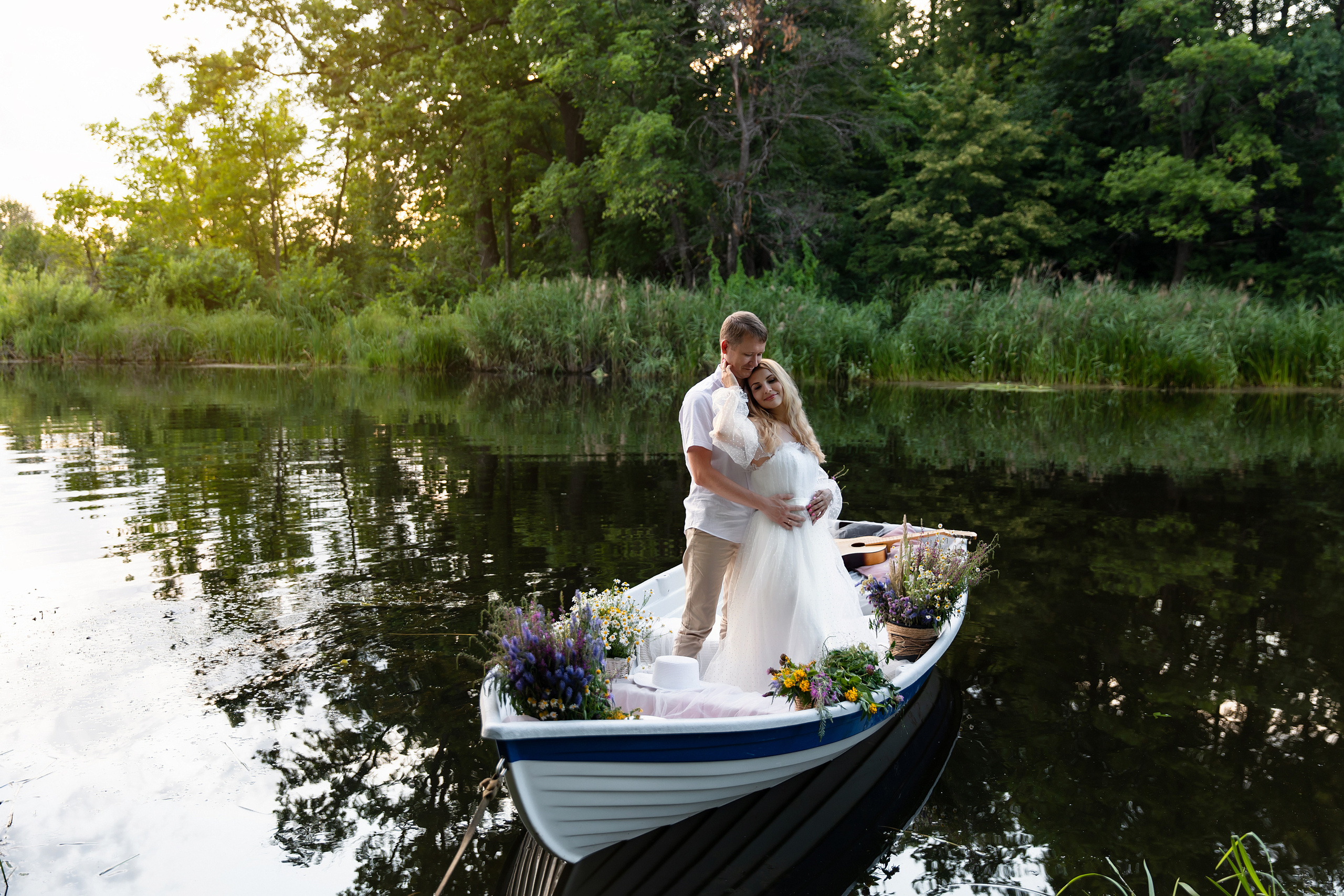 Лодка. Свадебный и семейный фотограф у Уфе Евгения Сазонова