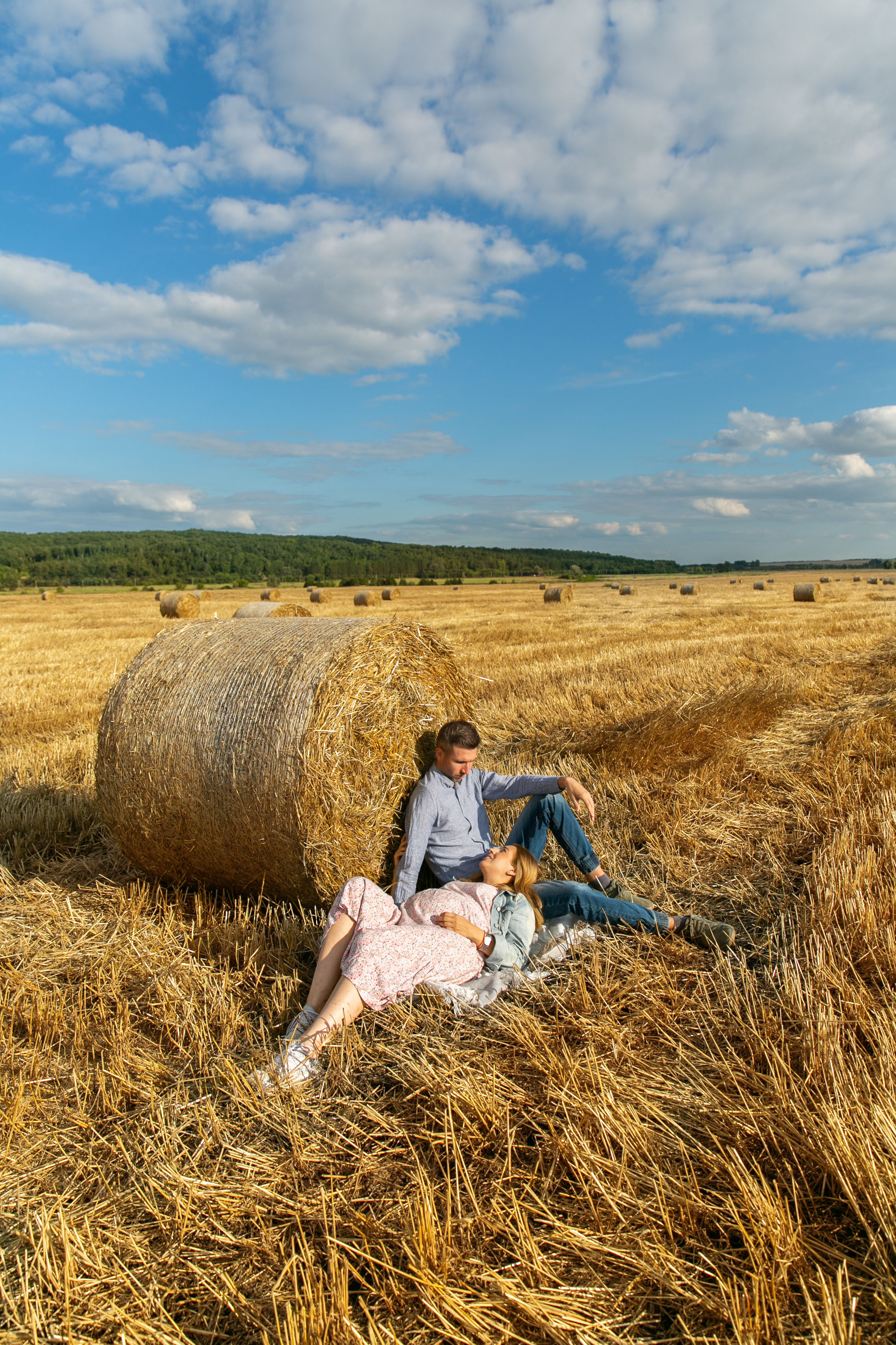 В поле. Свадебный и семейный фотограф у Уфе Евгения Сазонова