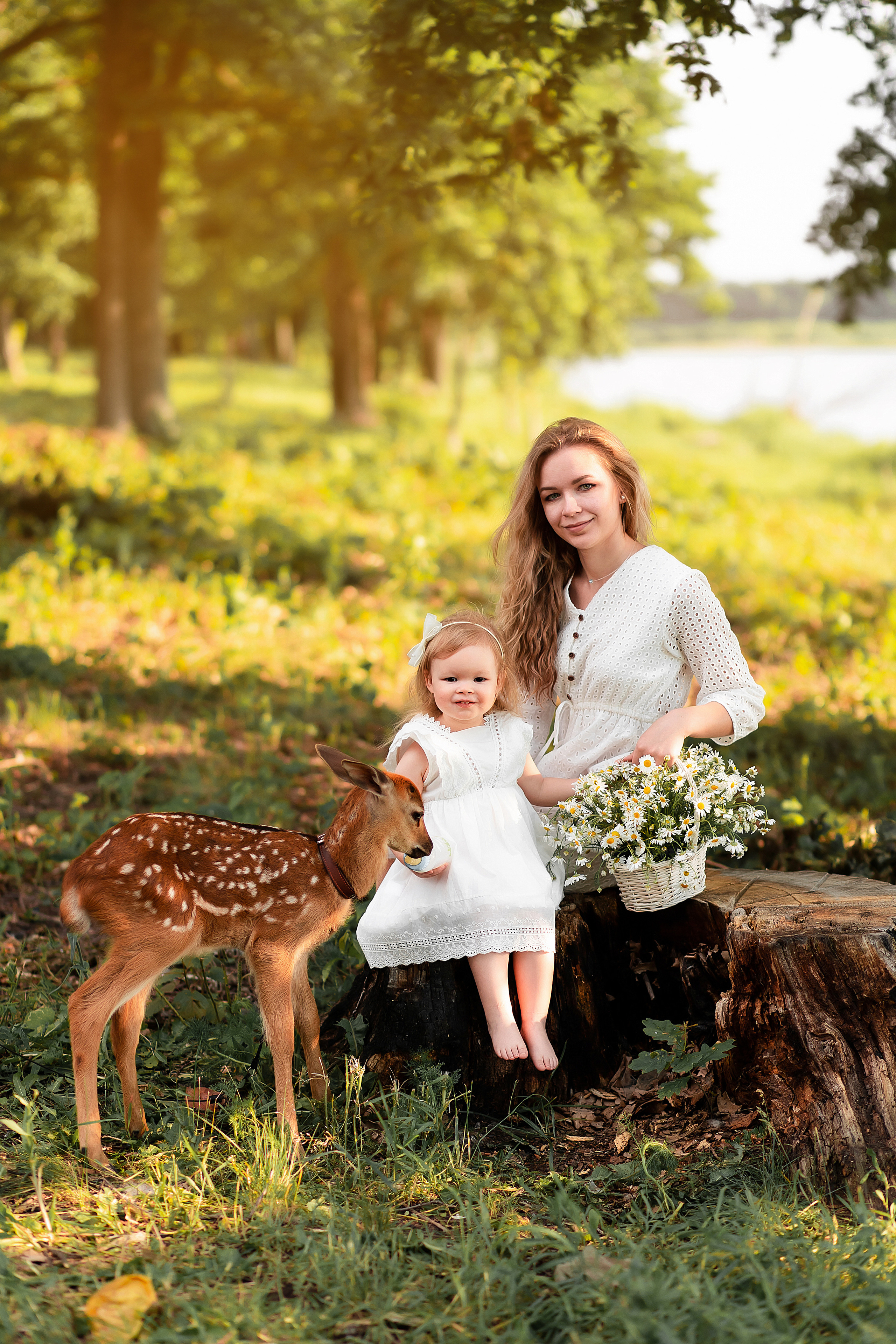 С олененком. Свадебный и семейный фотограф у Уфе Евгения Сазонова