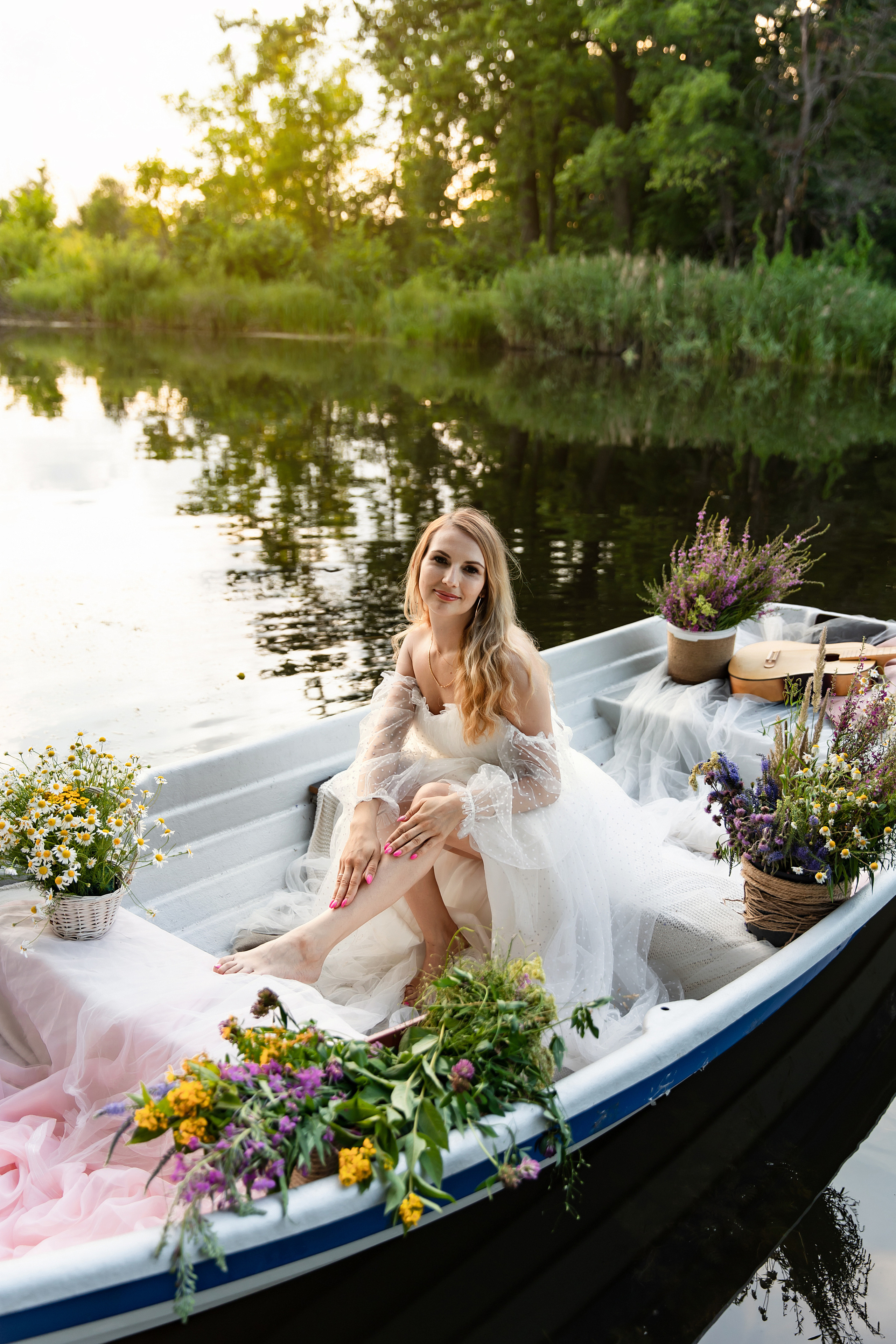 Лодка. Свадебный и семейный фотограф у Уфе Евгения Сазонова