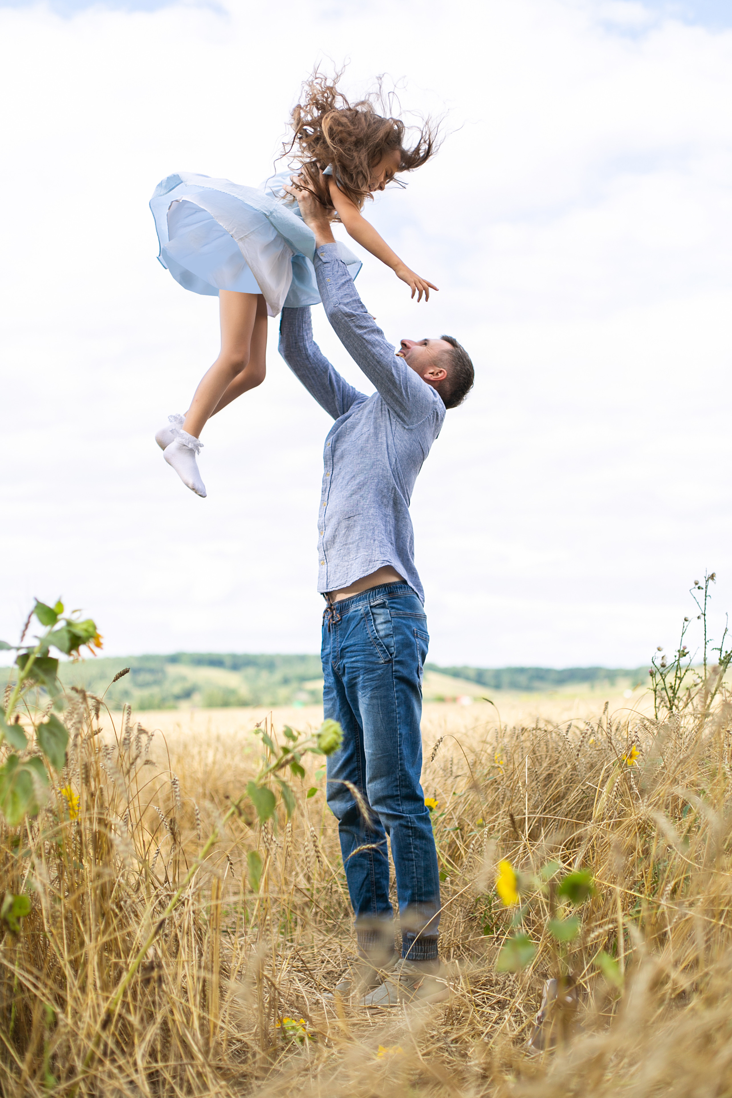 В поле. Свадебный и семейный фотограф у Уфе Евгения Сазонова