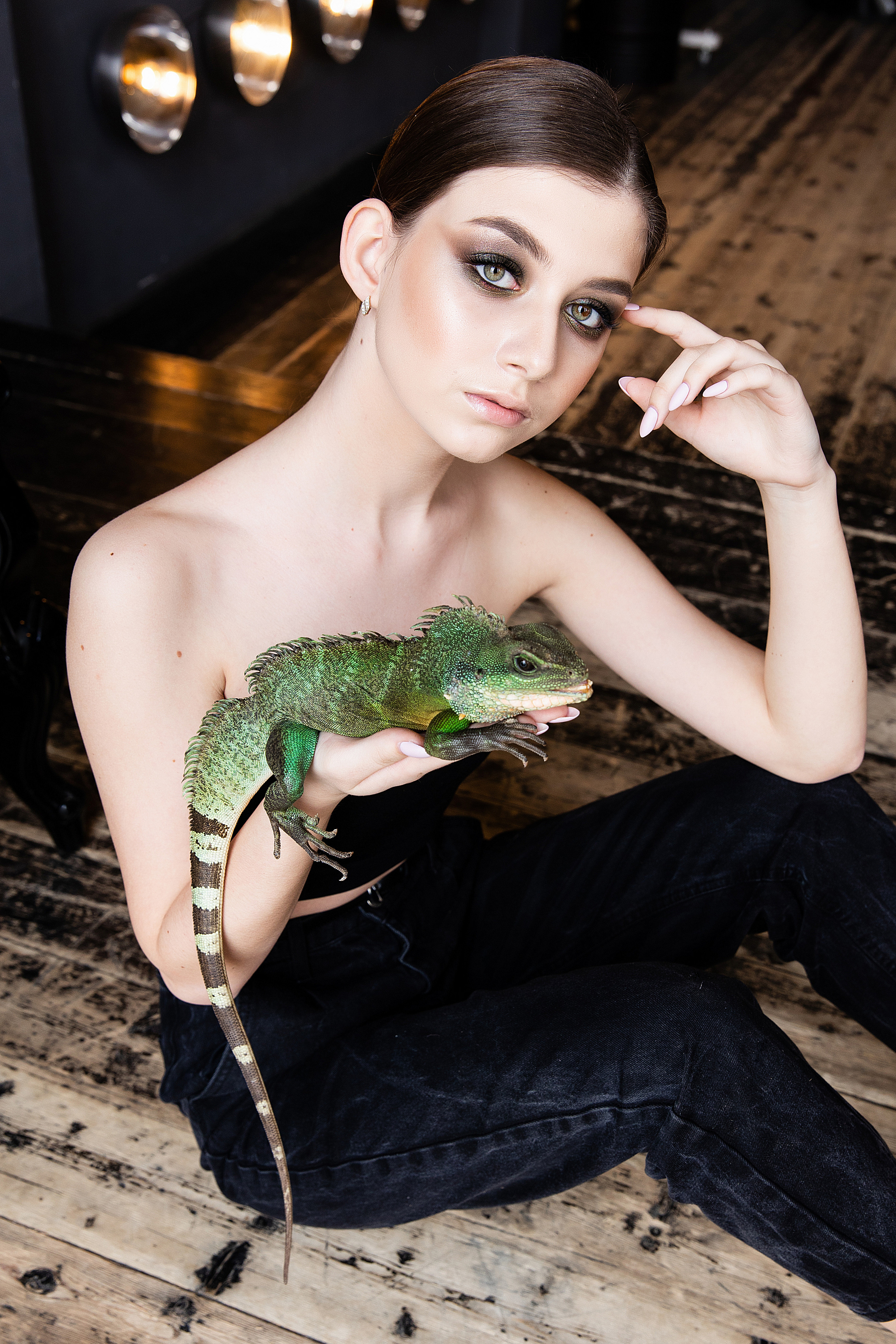С рептилиями. Свадебный и семейный фотограф у Уфе Евгения Сазонова