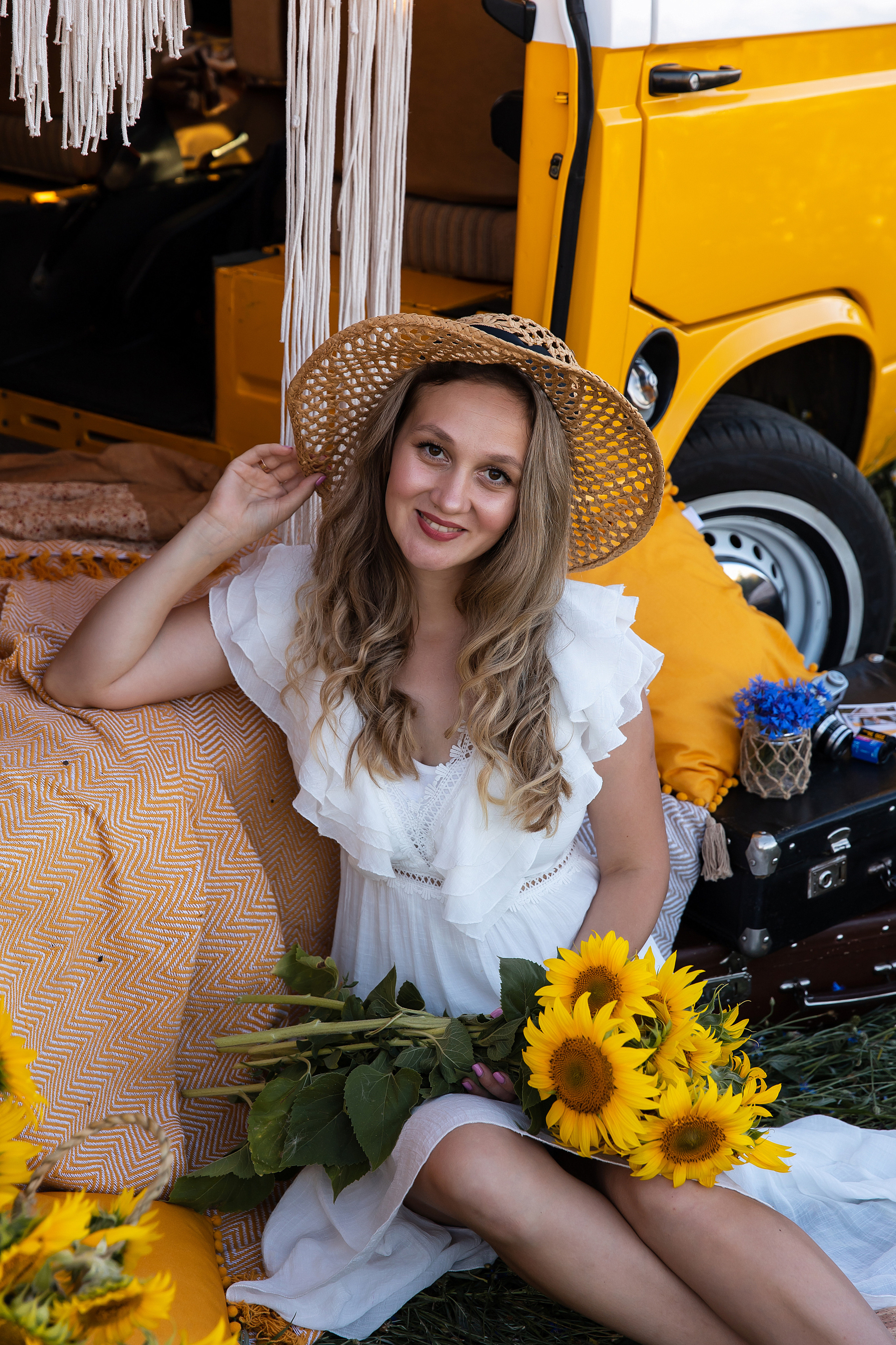 Подсолнухи. Свадебный и семейный фотограф у Уфе Евгения Сазонова