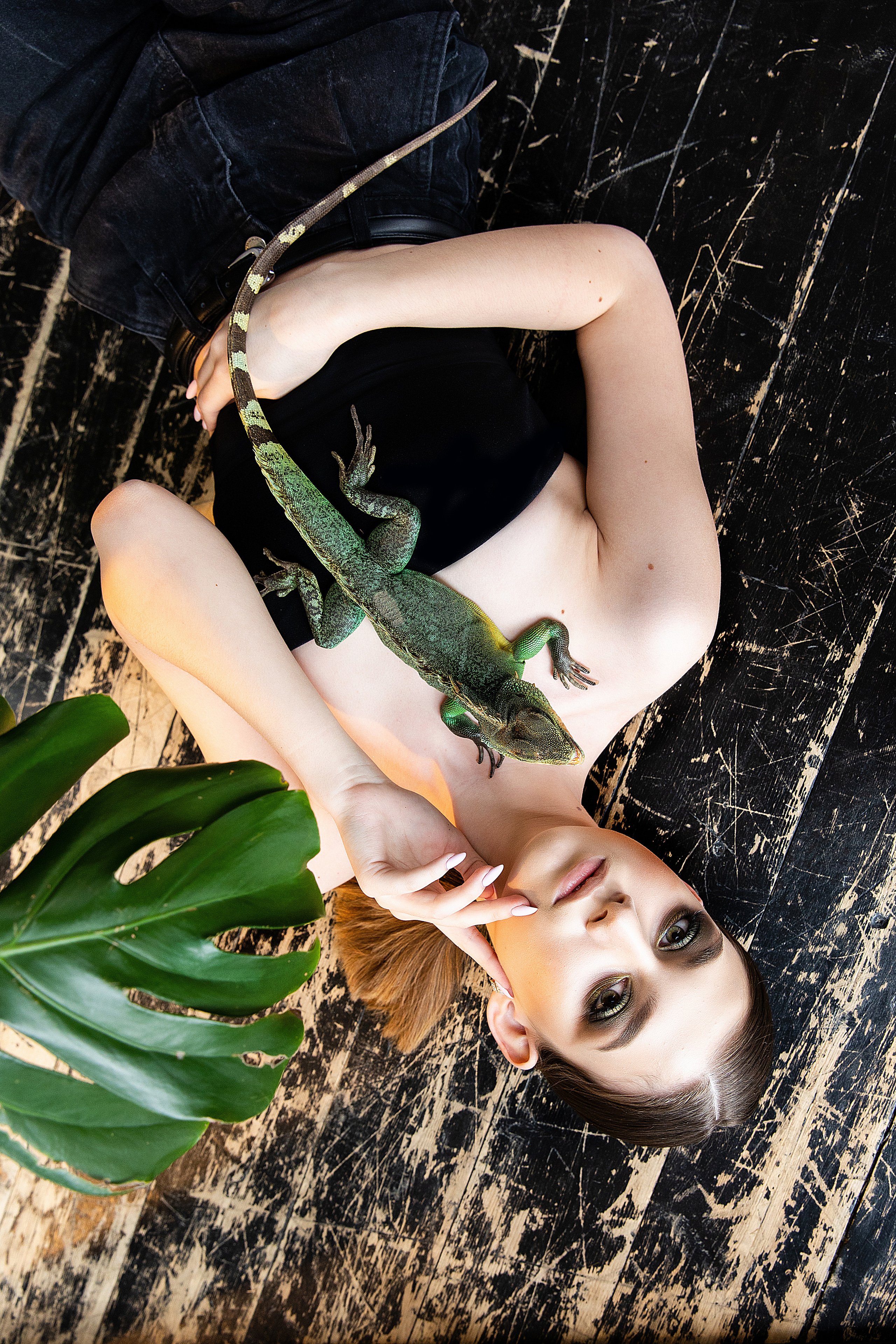 С рептилиями. Свадебный и семейный фотограф у Уфе Евгения Сазонова