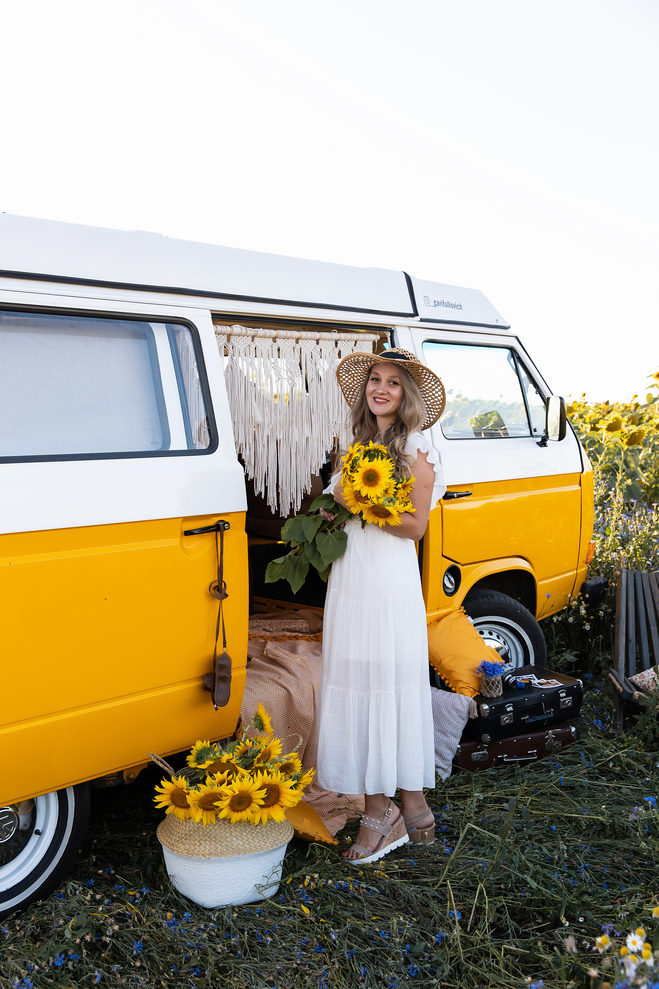 Подсолнухи. Свадебный и семейный фотограф у Уфе Евгения Сазонова