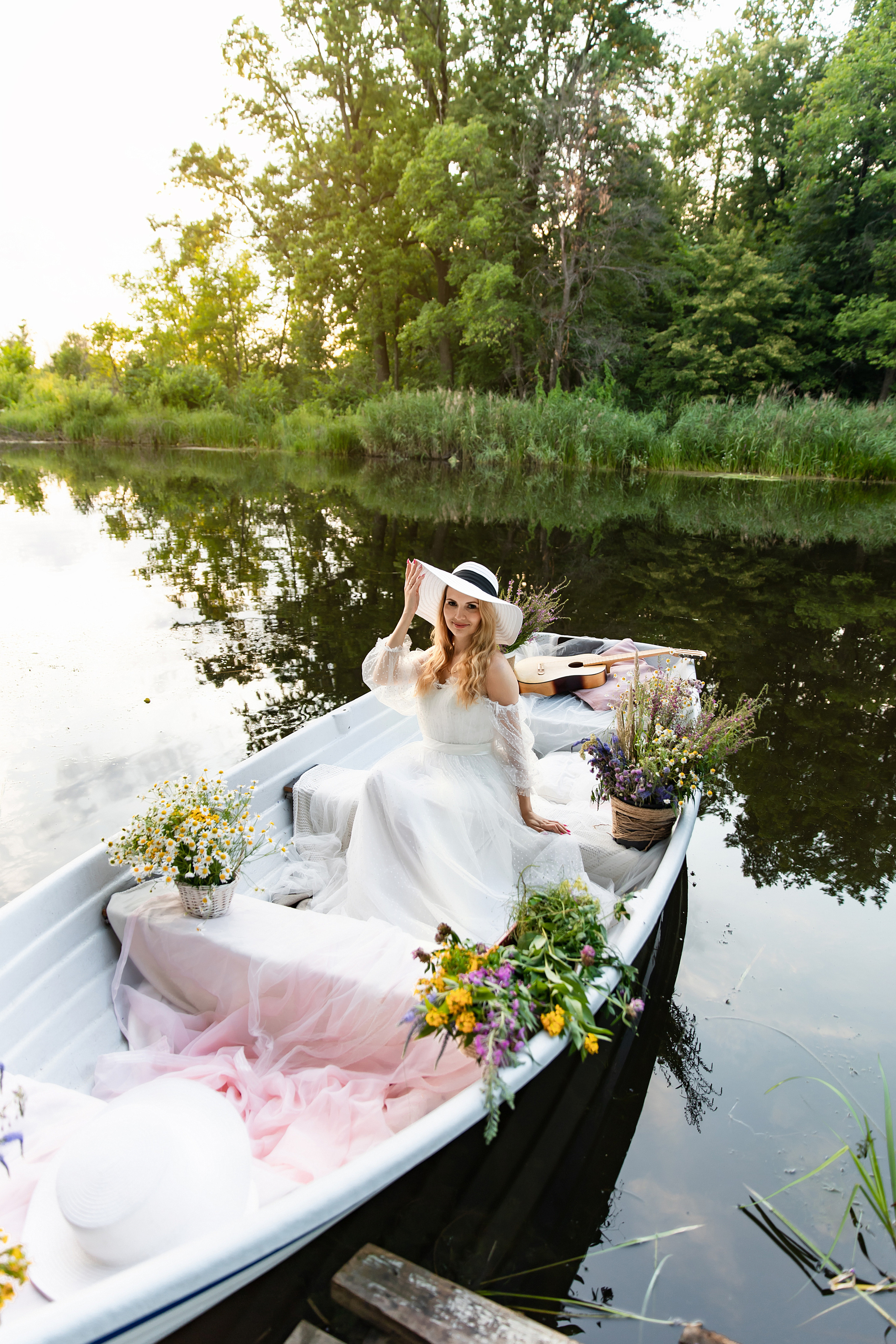 Лодка. Свадебный и семейный фотограф у Уфе Евгения Сазонова