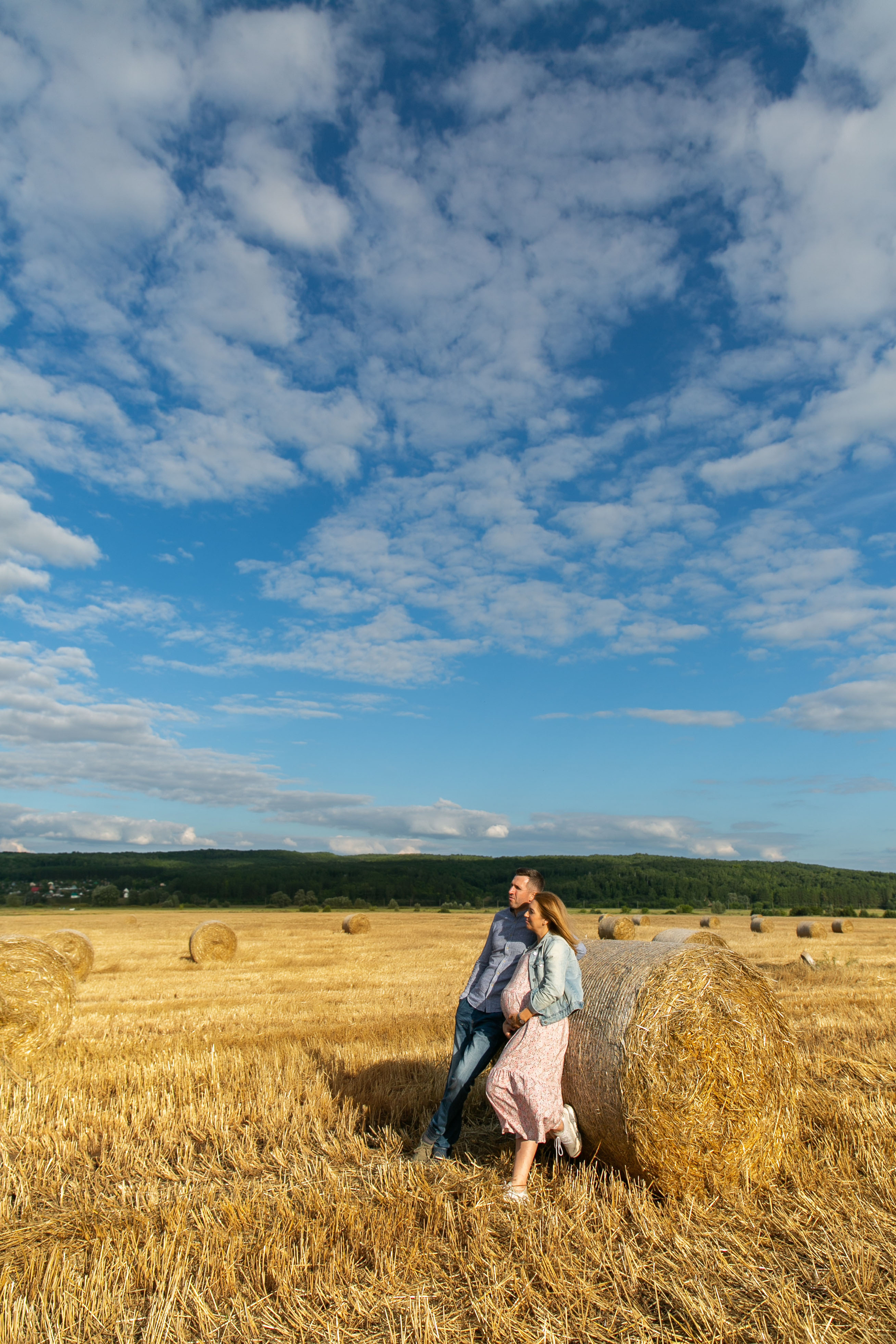 В поле. Свадебный и семейный фотограф у Уфе Евгения Сазонова