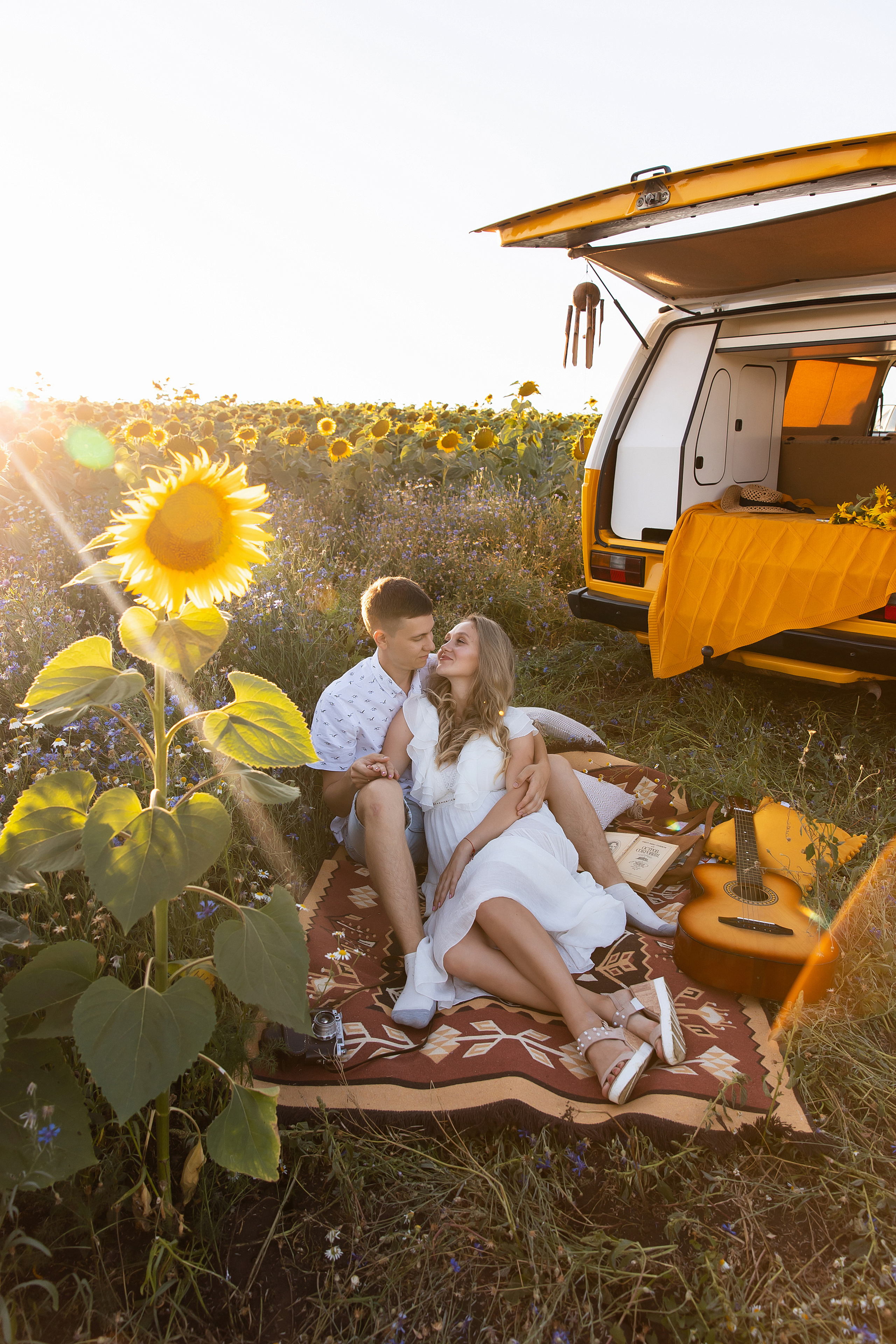 Подсолнухи. Свадебный и семейный фотограф у Уфе Евгения Сазонова