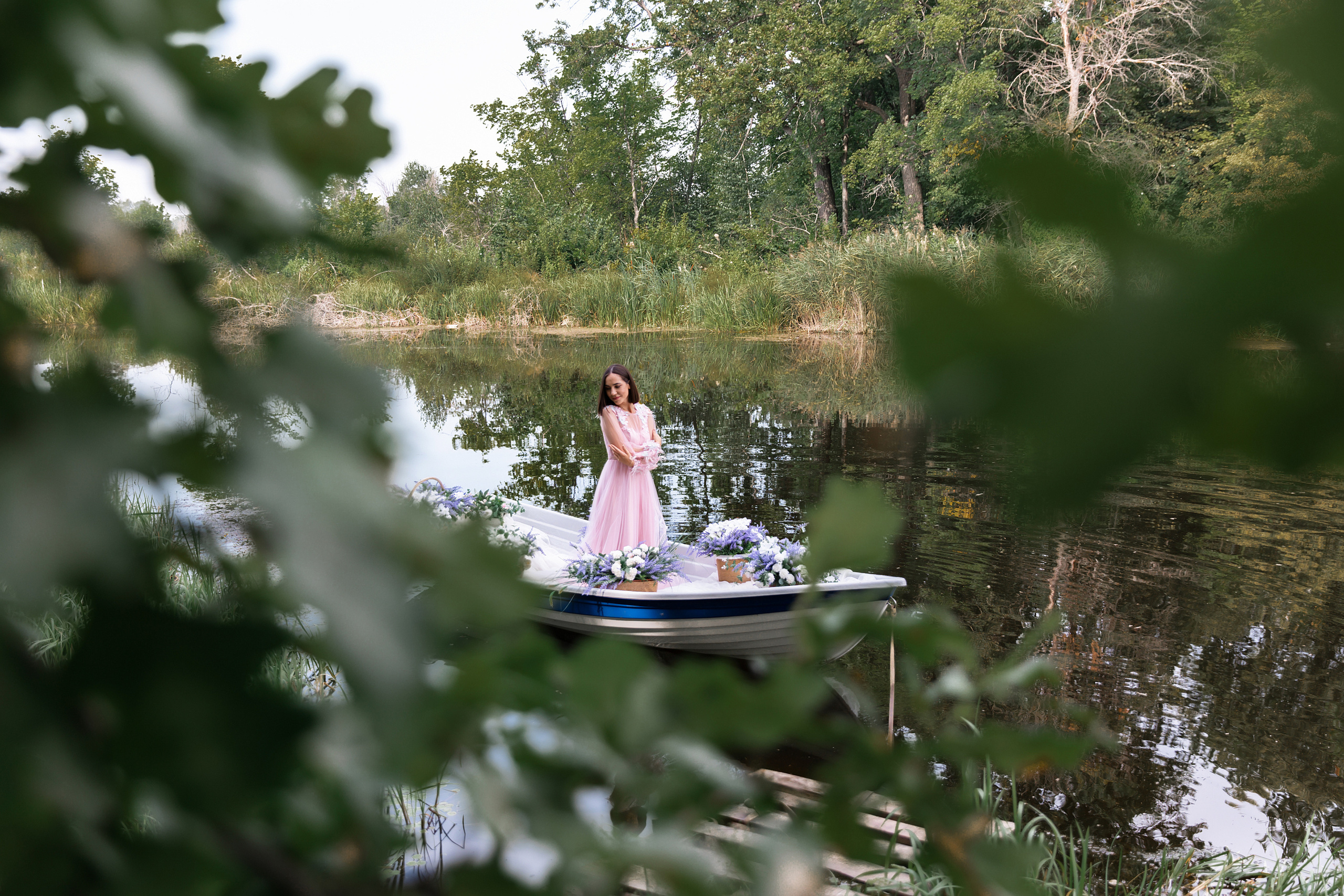 С лодкой. Свадебный и семейный фотограф у Уфе Евгения Сазонова