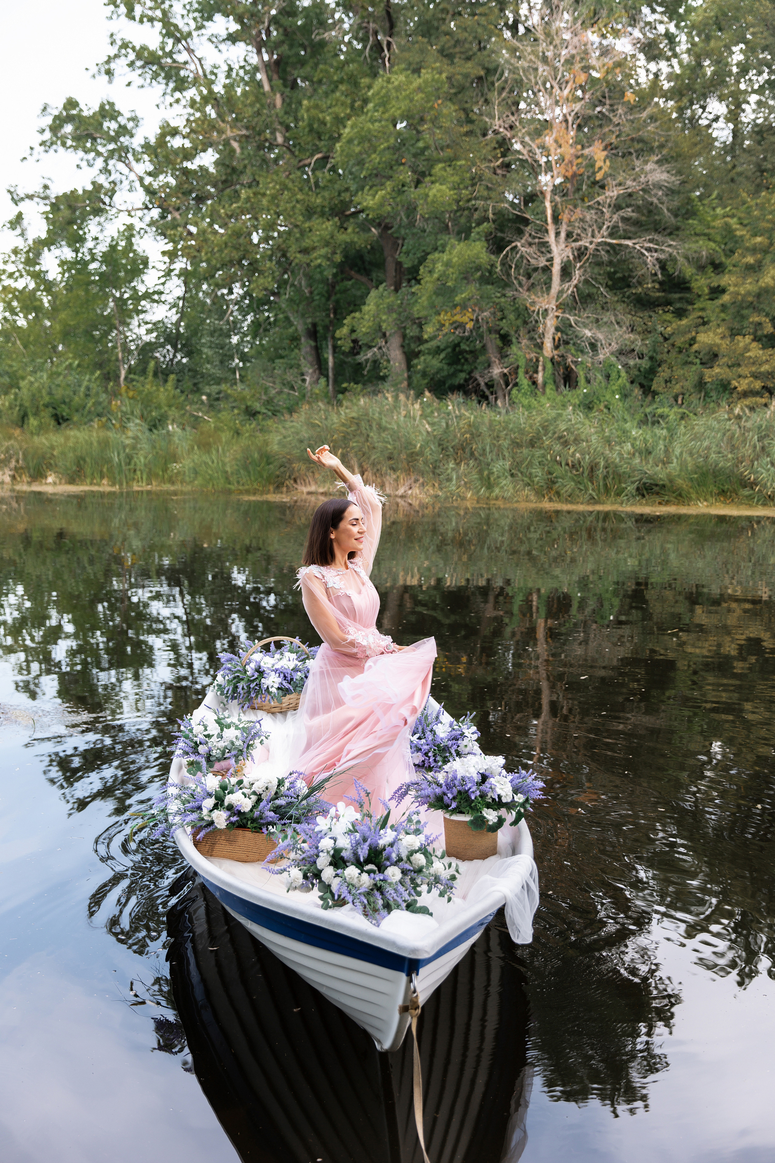 С лодкой. Свадебный и семейный фотограф у Уфе Евгения Сазонова