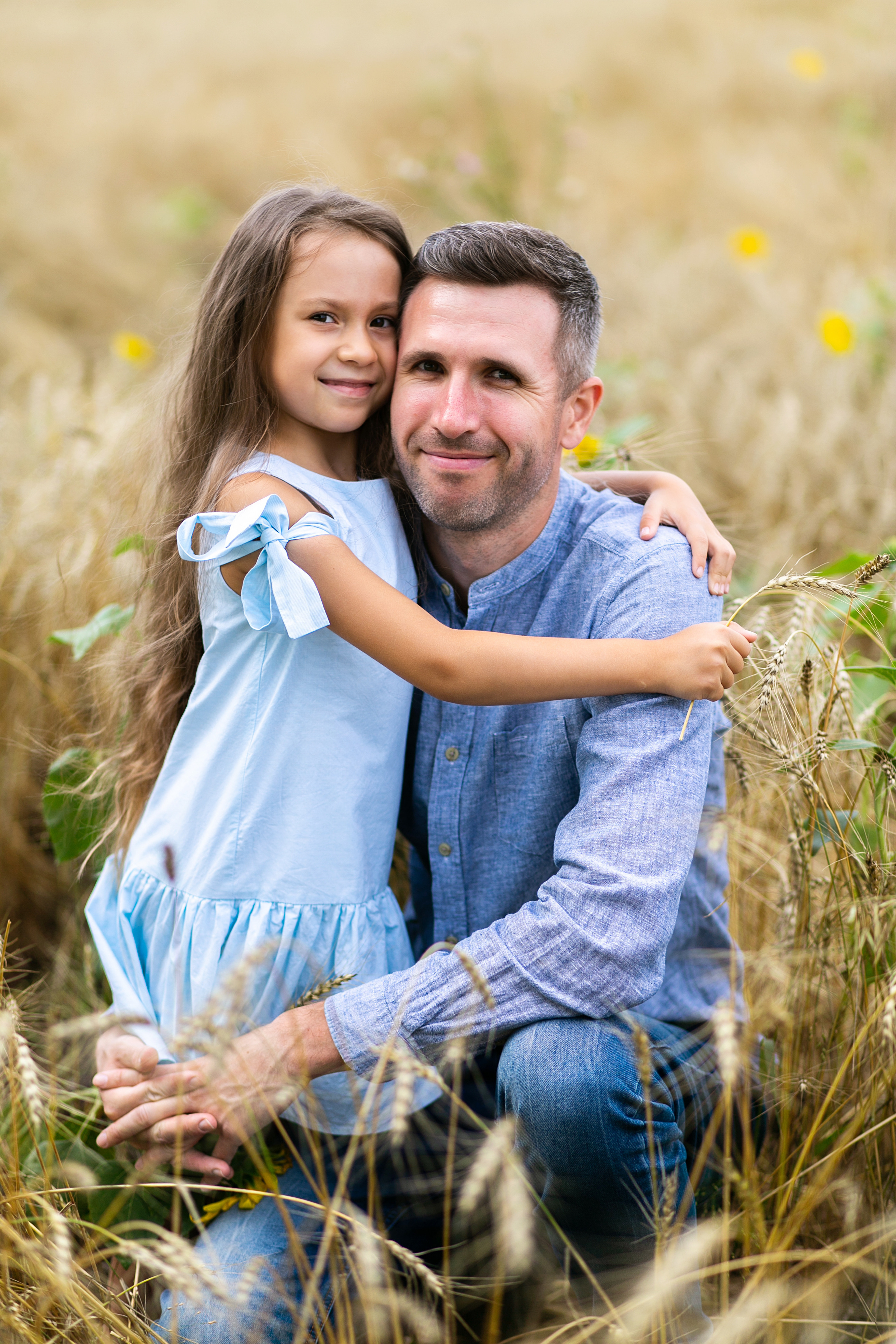 В поле. Свадебный и семейный фотограф у Уфе Евгения Сазонова