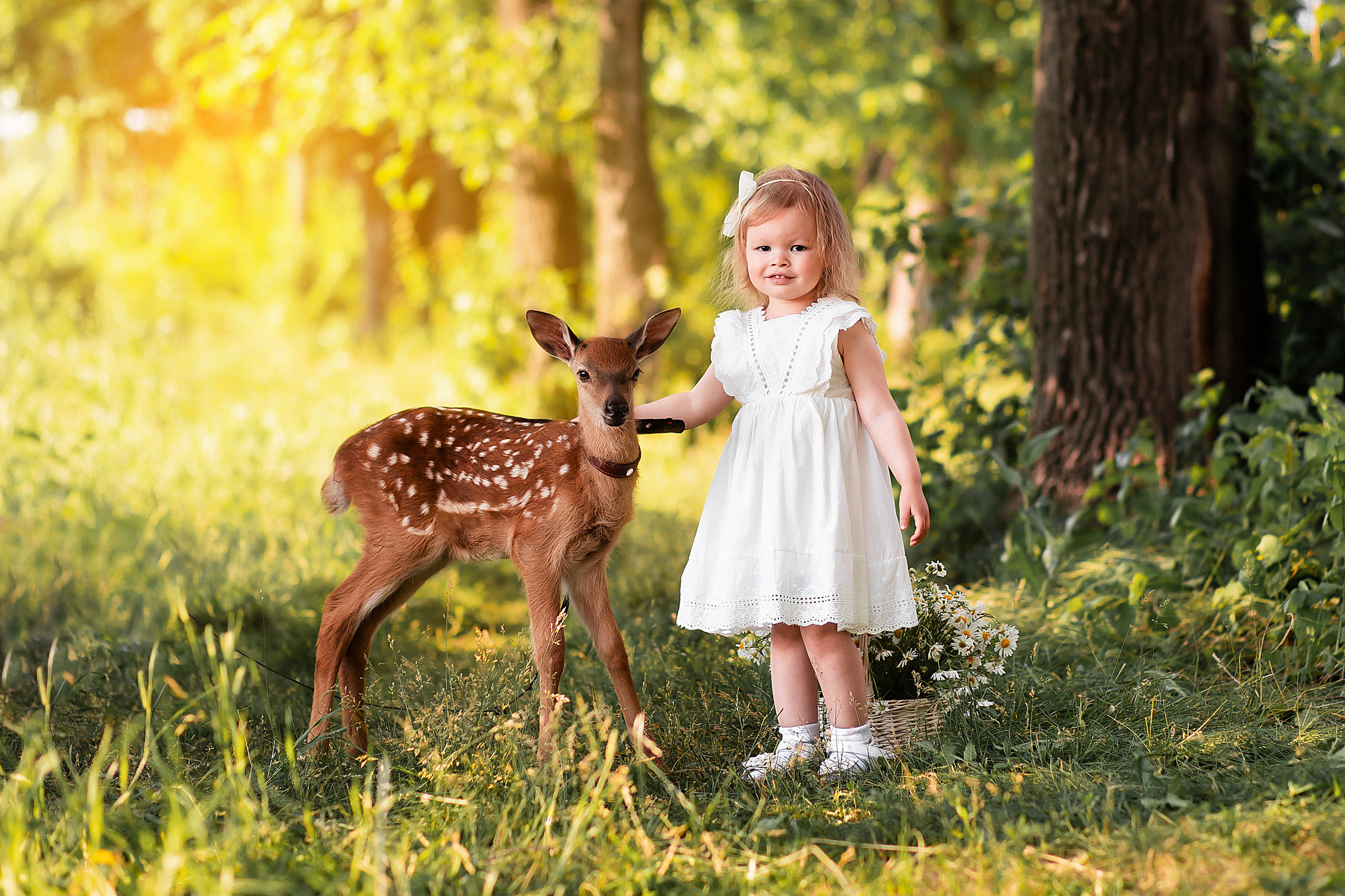 С олененком. Свадебный и семейный фотограф у Уфе Евгения Сазонова