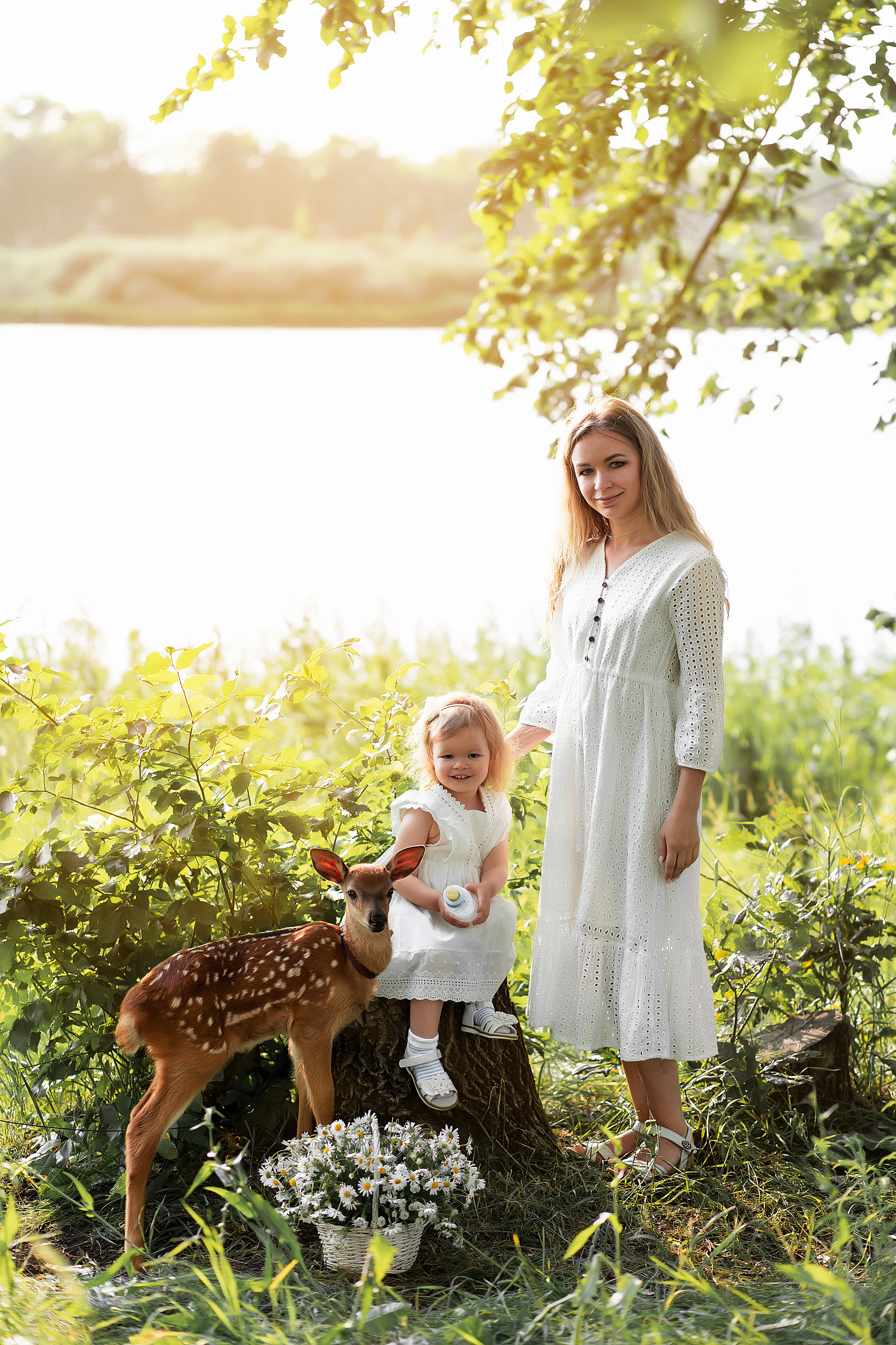 С олененком. Свадебный и семейный фотограф у Уфе Евгения Сазонова