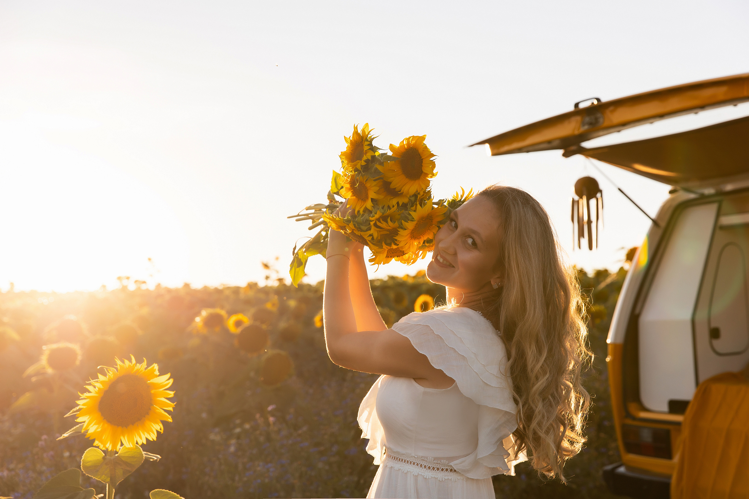 Подсолнухи. Свадебный и семейный фотограф у Уфе Евгения Сазонова