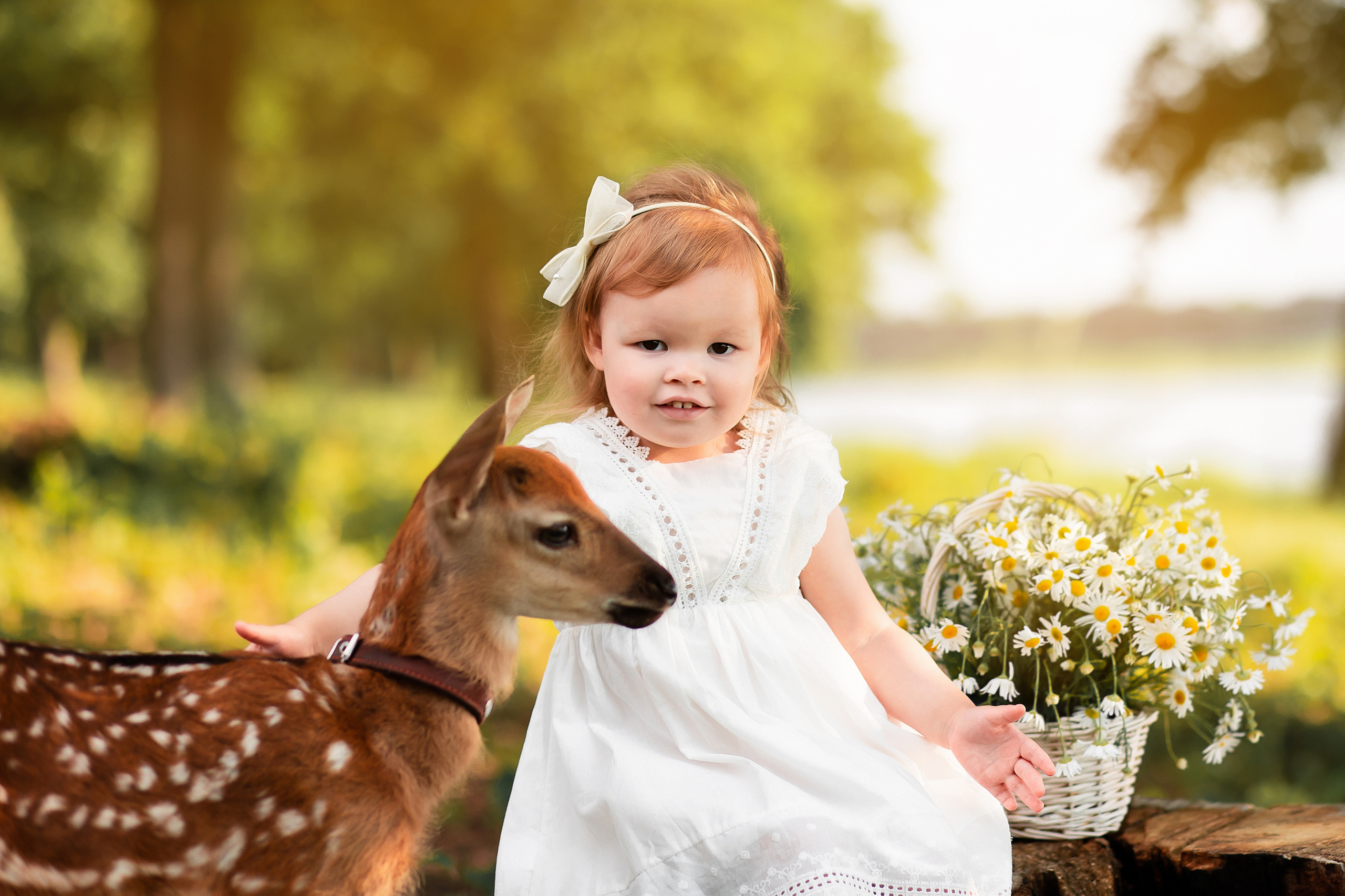 С олененком. Свадебный и семейный фотограф у Уфе Евгения Сазонова