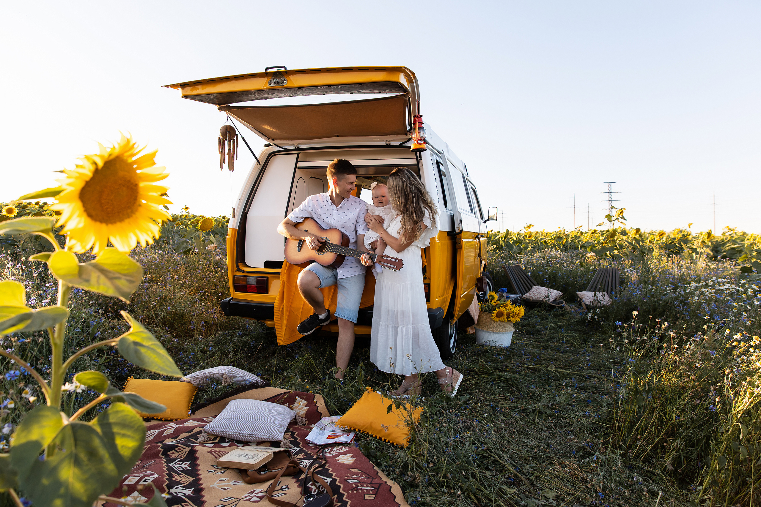 Подсолнухи. Свадебный и семейный фотограф у Уфе Евгения Сазонова