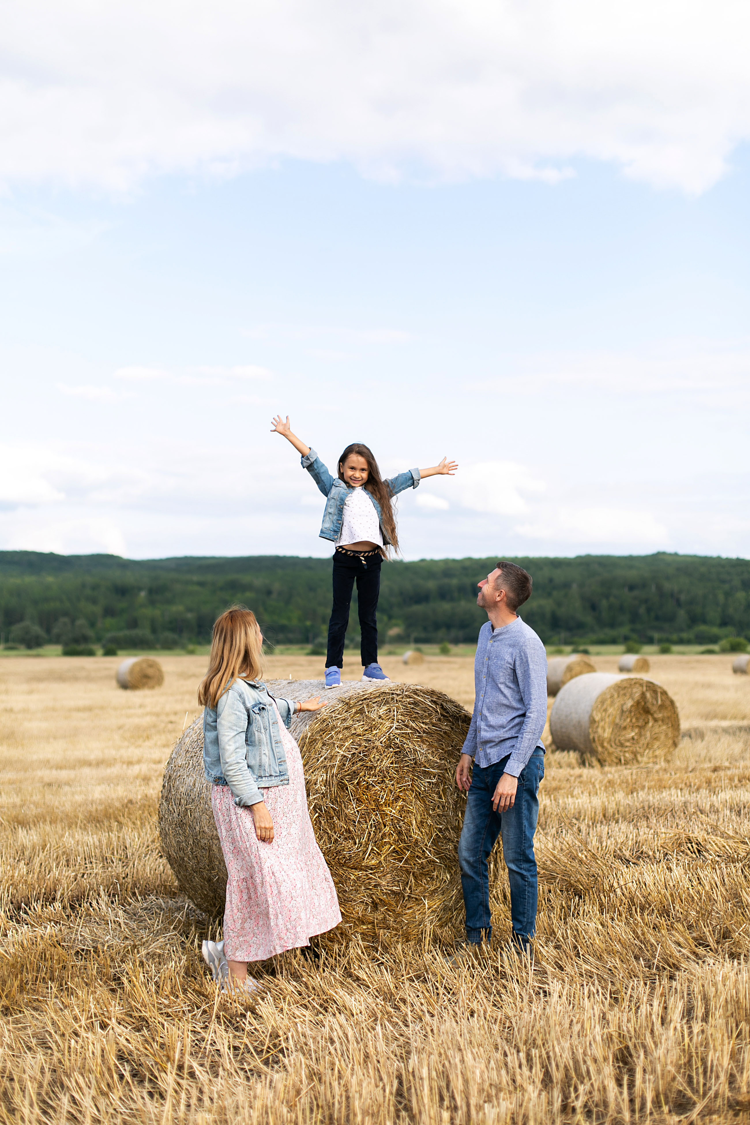 В поле. Свадебный и семейный фотограф у Уфе Евгения Сазонова