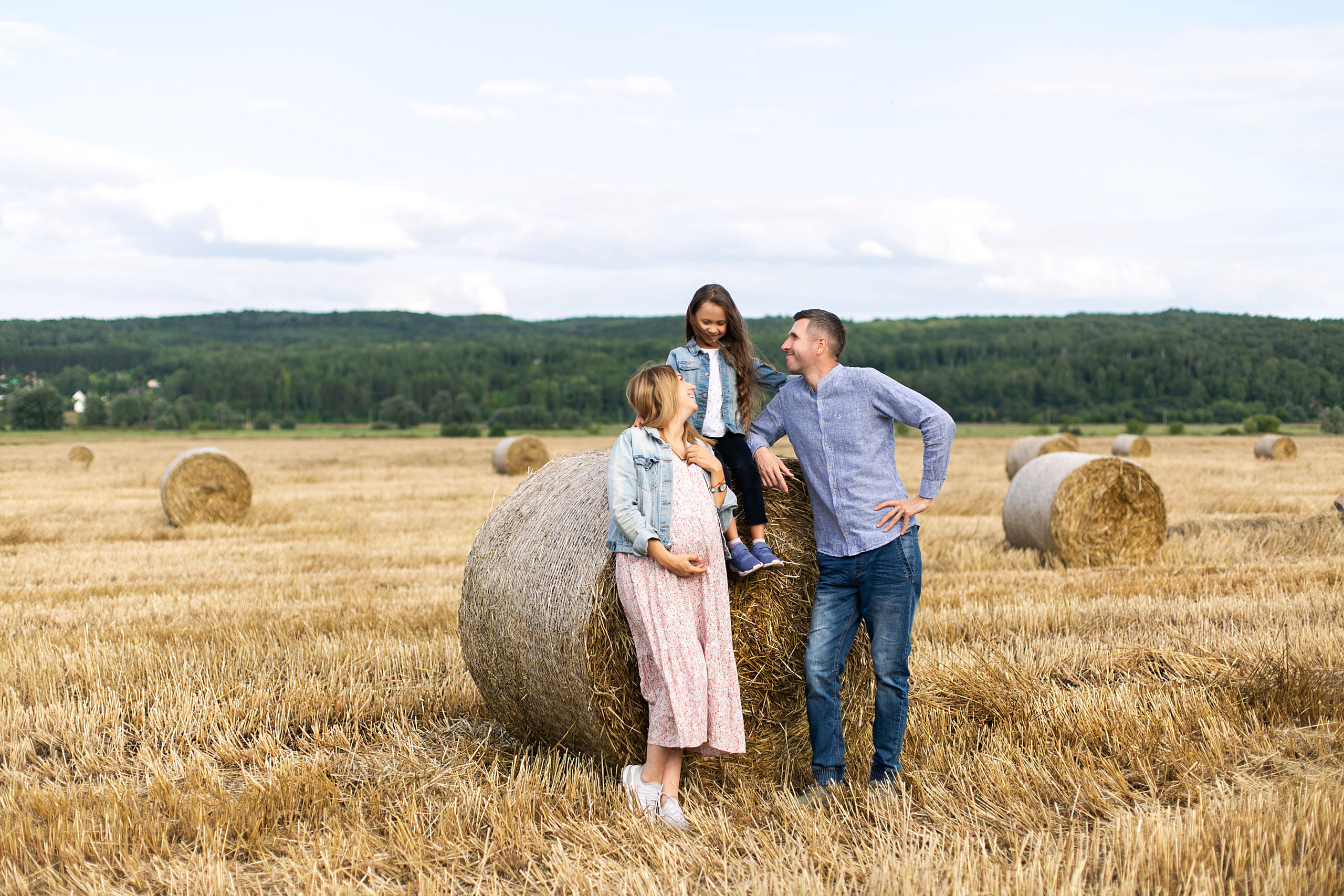 В поле. Свадебный и семейный фотограф у Уфе Евгения Сазонова