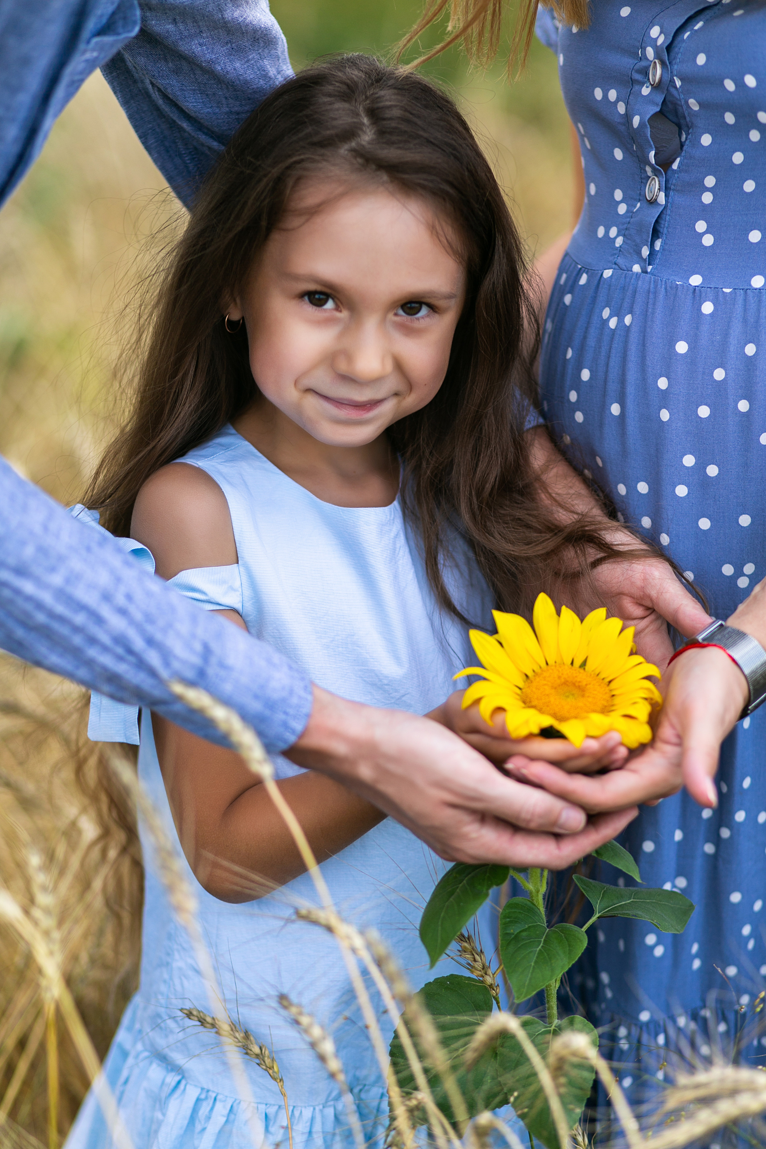 В поле. Свадебный и семейный фотограф у Уфе Евгения Сазонова
