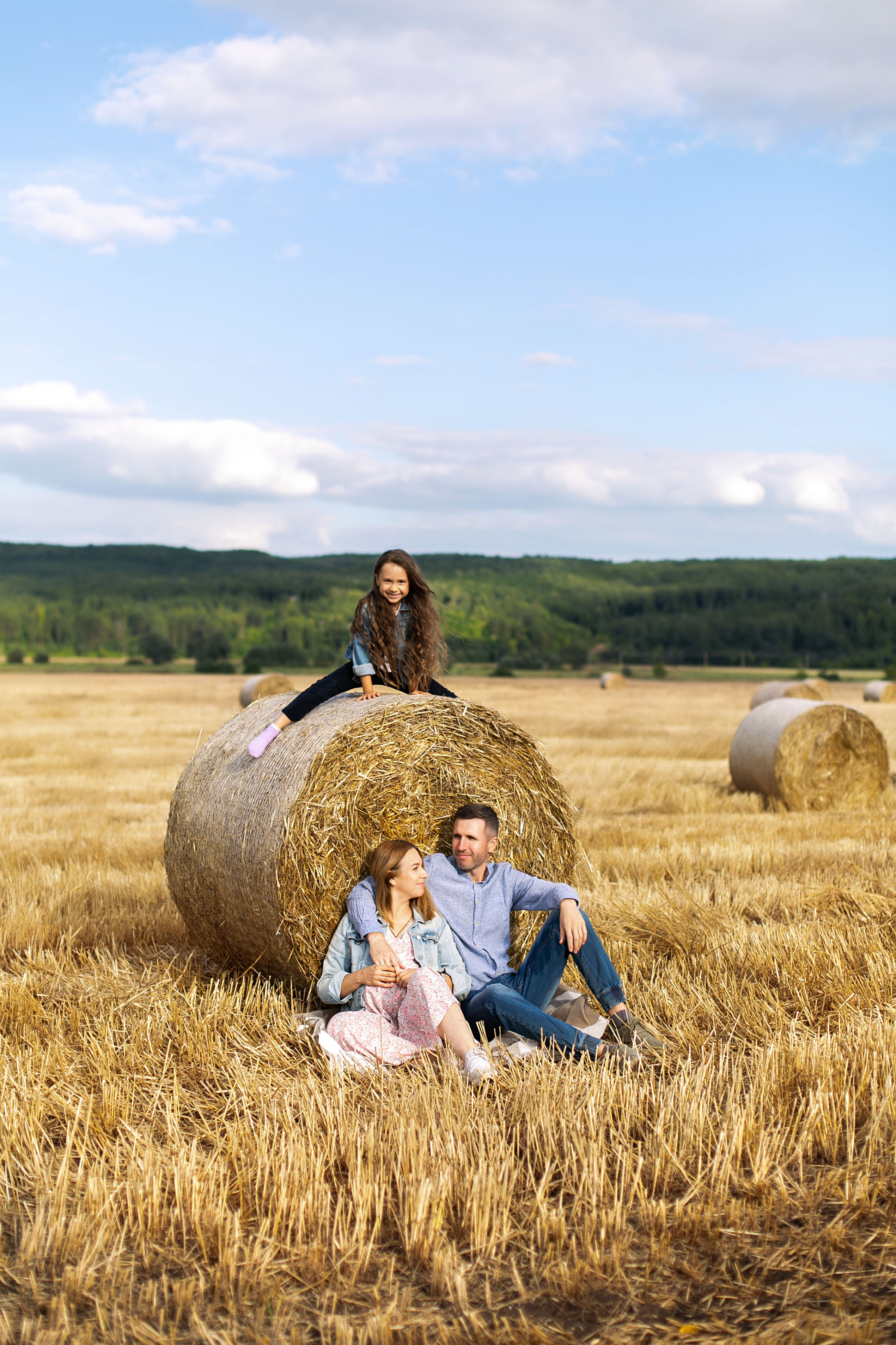 В поле. Свадебный и семейный фотограф у Уфе Евгения Сазонова